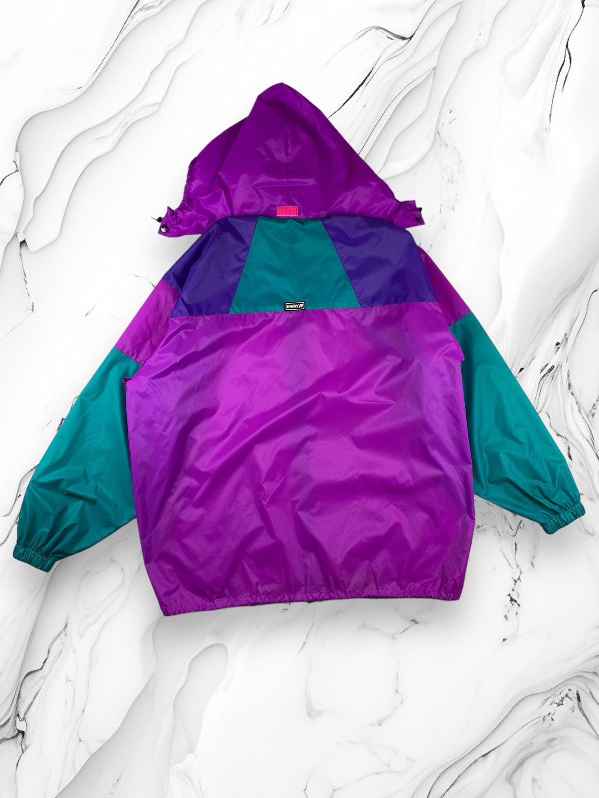 K-Way Mens Vintage Kway International Packable Windbreaker Jacket Size US XXL / EU 58 / 5 - 12 Thumbnail