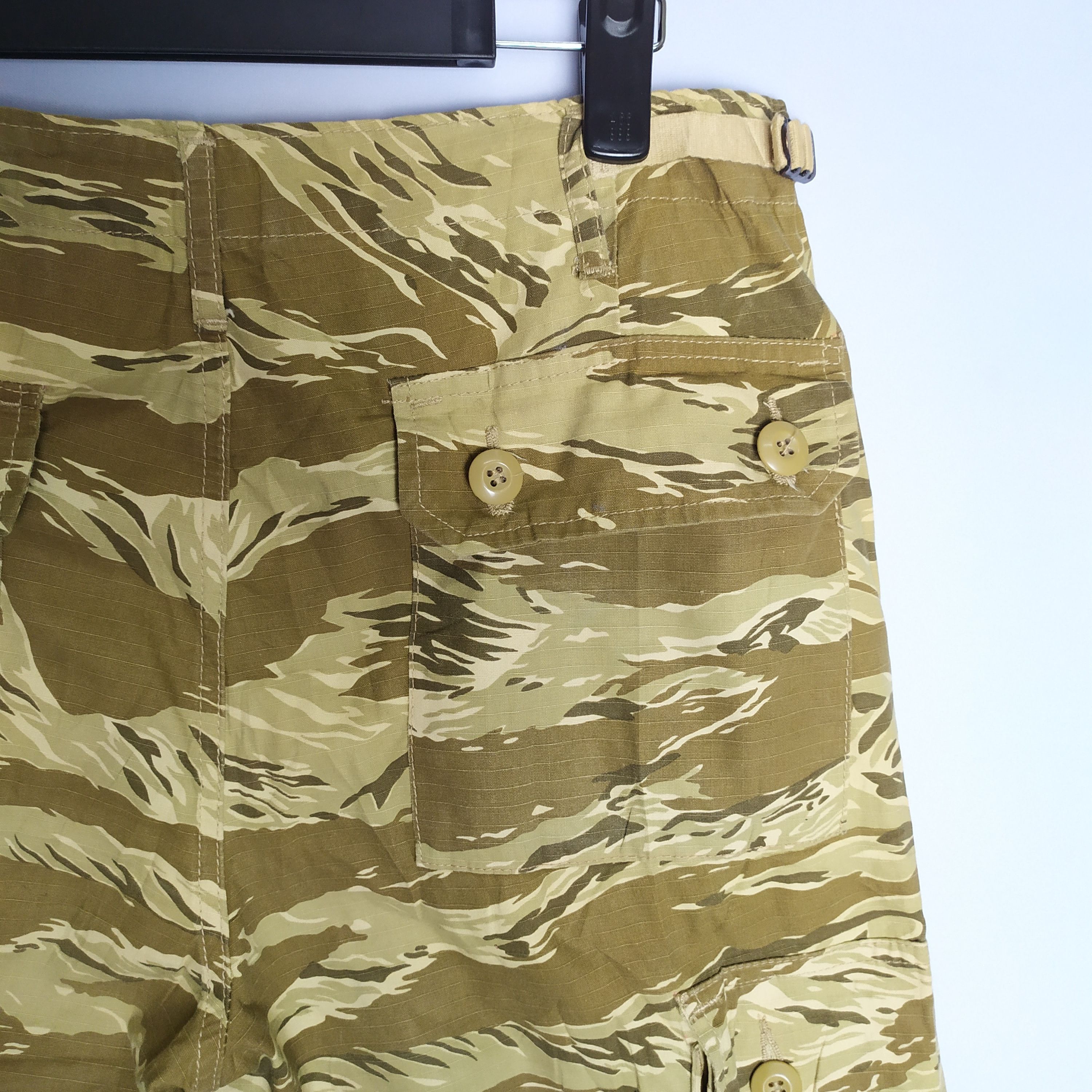 Other VINTAGE TIGER STRIPE MILITARY FADED CARGO PANTS Size US 30 / EU 46 - 12 Thumbnail