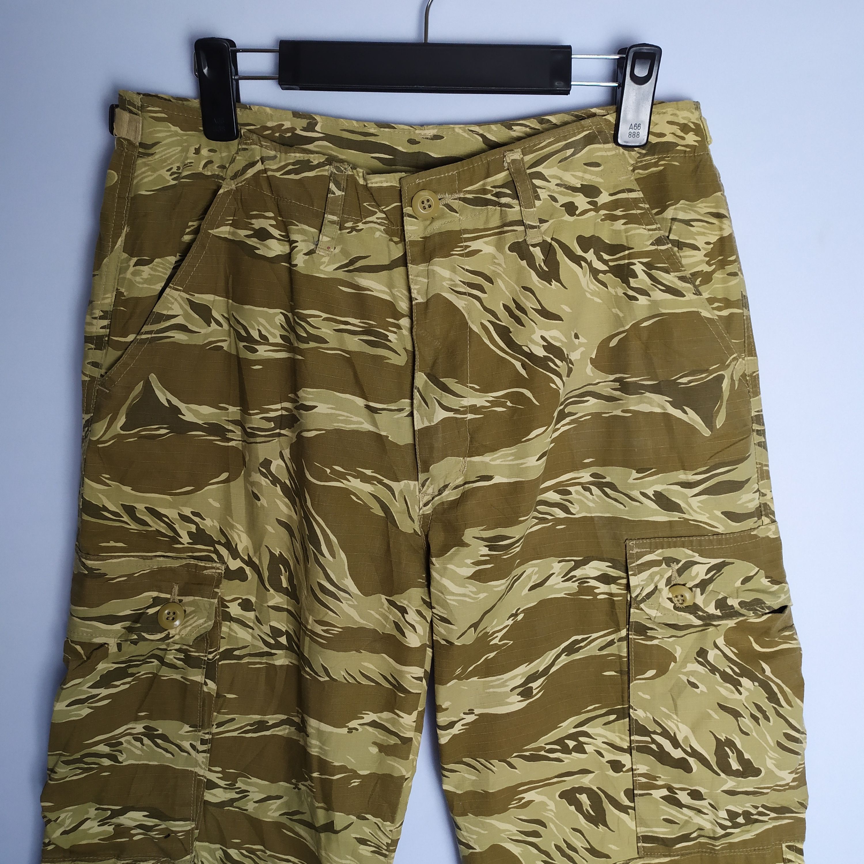 Other VINTAGE TIGER STRIPE MILITARY FADED CARGO PANTS Size US 30 / EU 46 - 2 Thumbnail