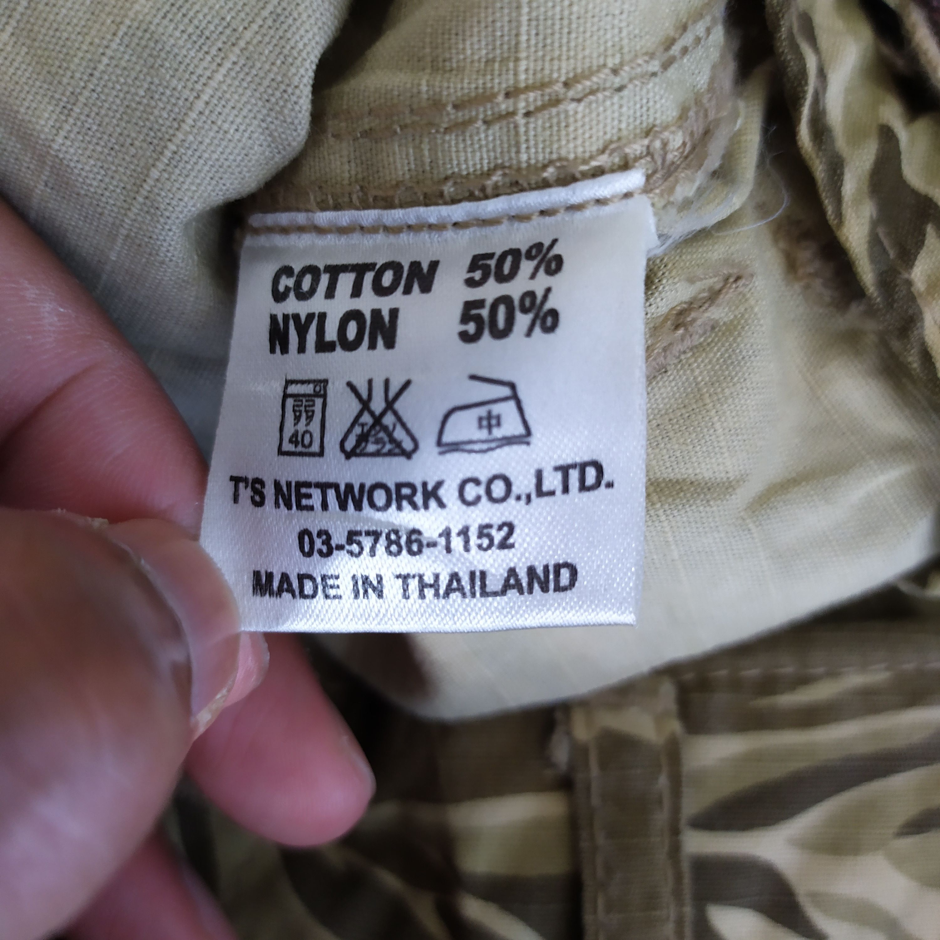 Other VINTAGE TIGER STRIPE MILITARY FADED CARGO PANTS Size US 30 / EU 46 - 19 Thumbnail