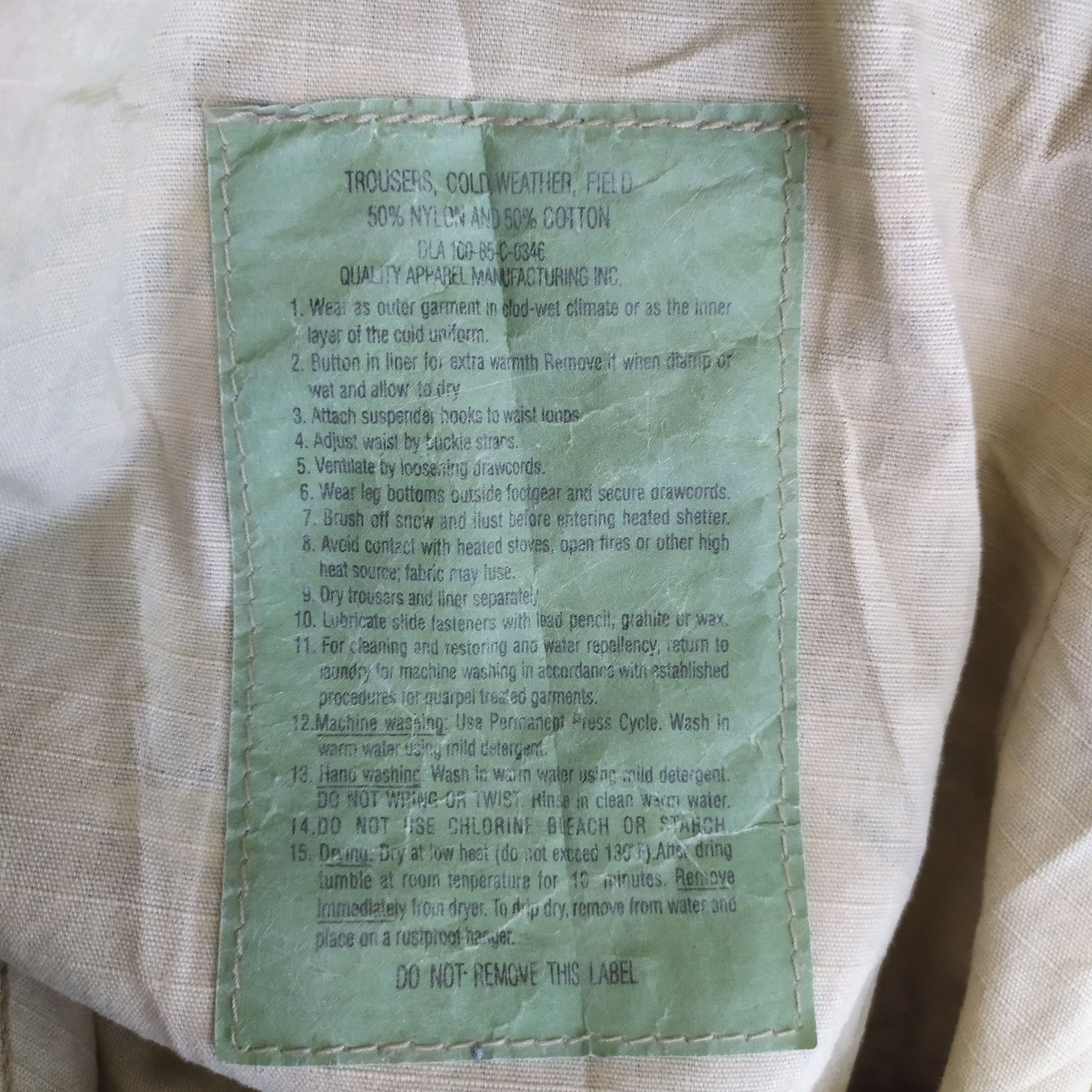 Other VINTAGE TIGER STRIPE MILITARY FADED CARGO PANTS Size US 30 / EU 46 - 18 Thumbnail