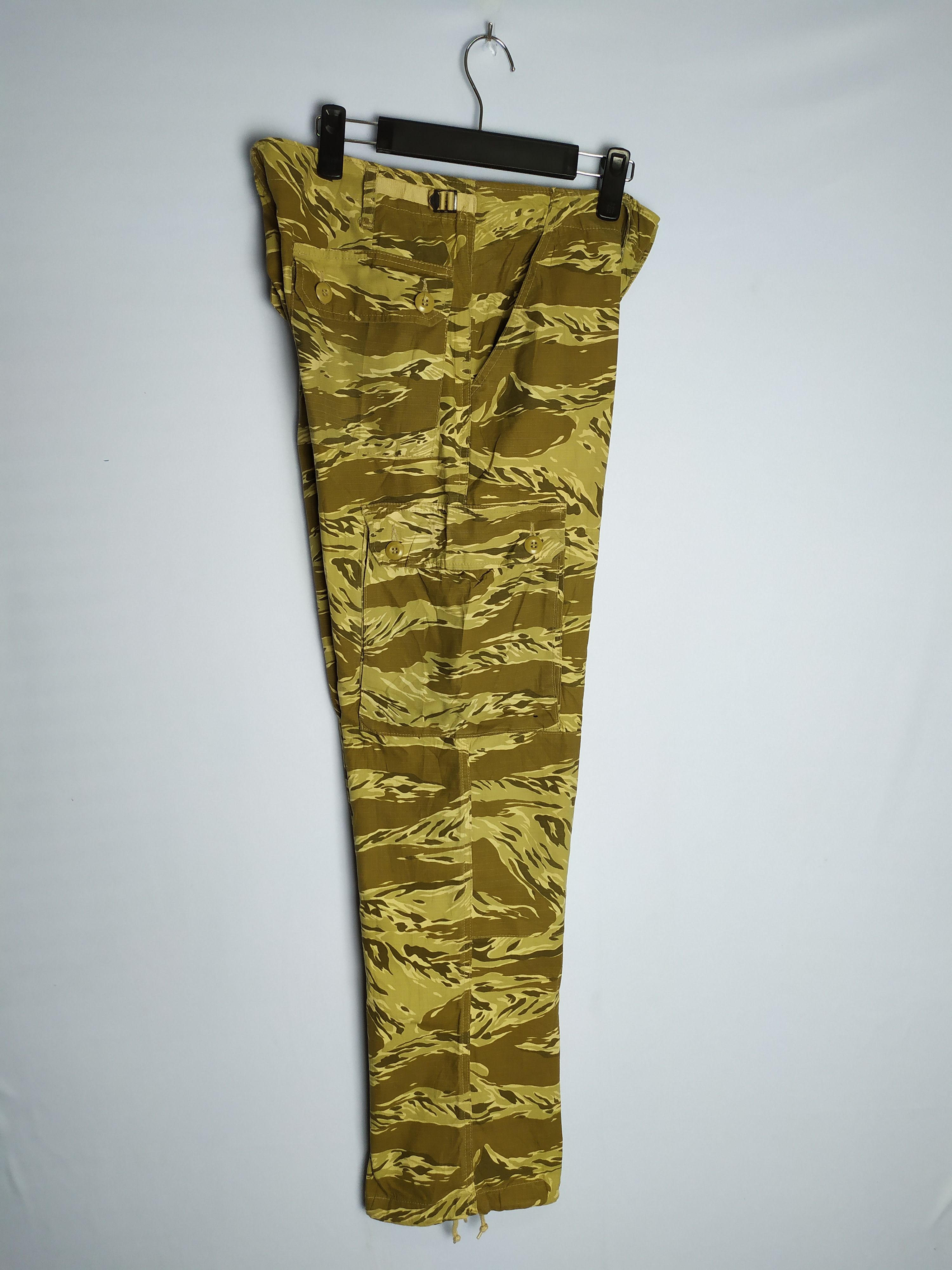 Other VINTAGE TIGER STRIPE MILITARY FADED CARGO PANTS Size US 30 / EU 46 - 13 Thumbnail