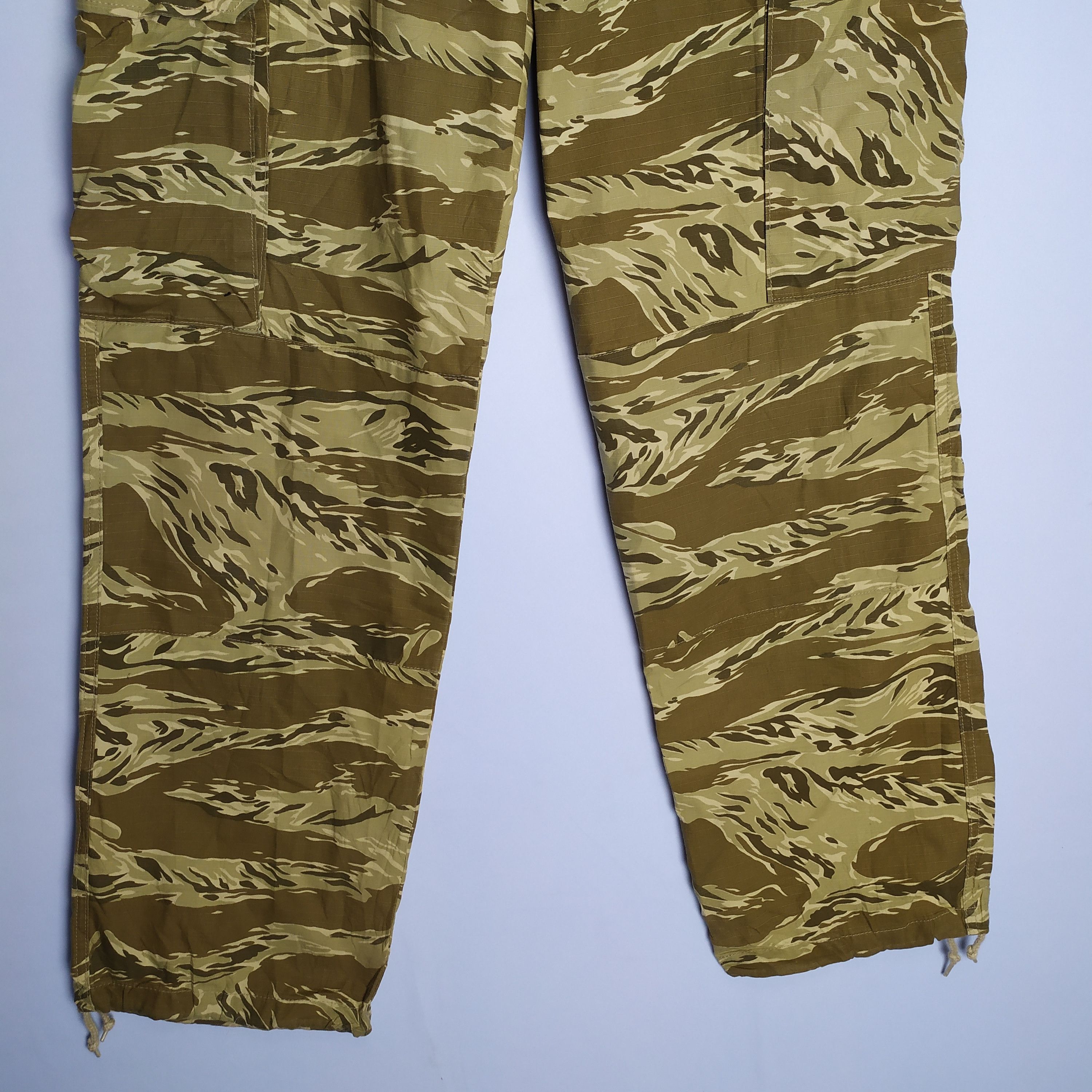 Other VINTAGE TIGER STRIPE MILITARY FADED CARGO PANTS Size US 30 / EU 46 - 3 Thumbnail