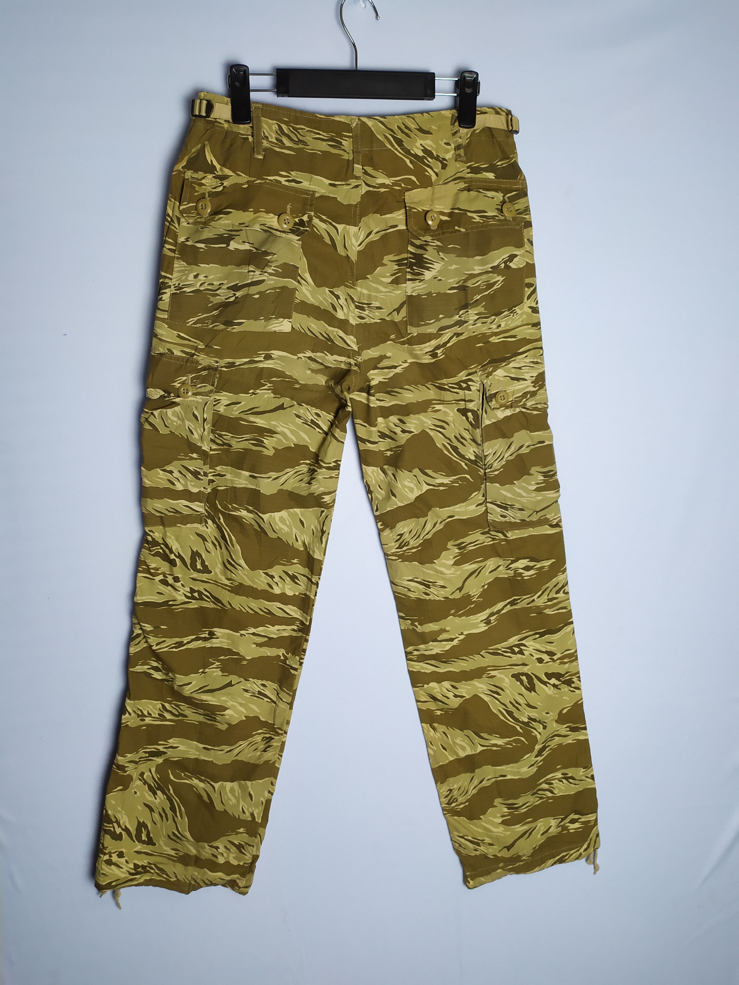 Other VINTAGE TIGER STRIPE MILITARY FADED CARGO PANTS Size US 30 / EU 46 - 9 Thumbnail