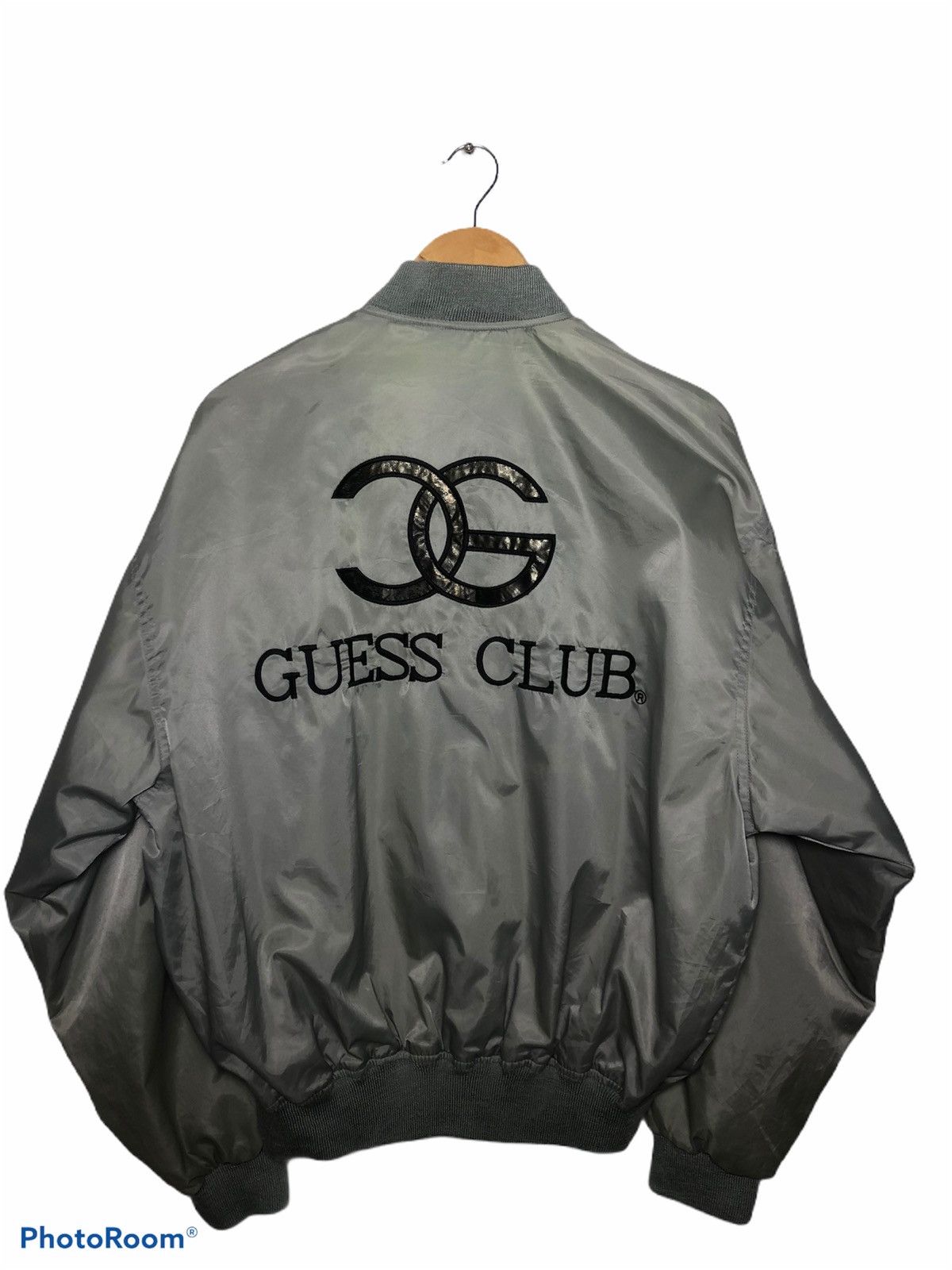 Guess × Vintage Vintage Guess Club embroidered Big logo jacket Size US XL / EU 56 / 4 - 1 Thumbnail