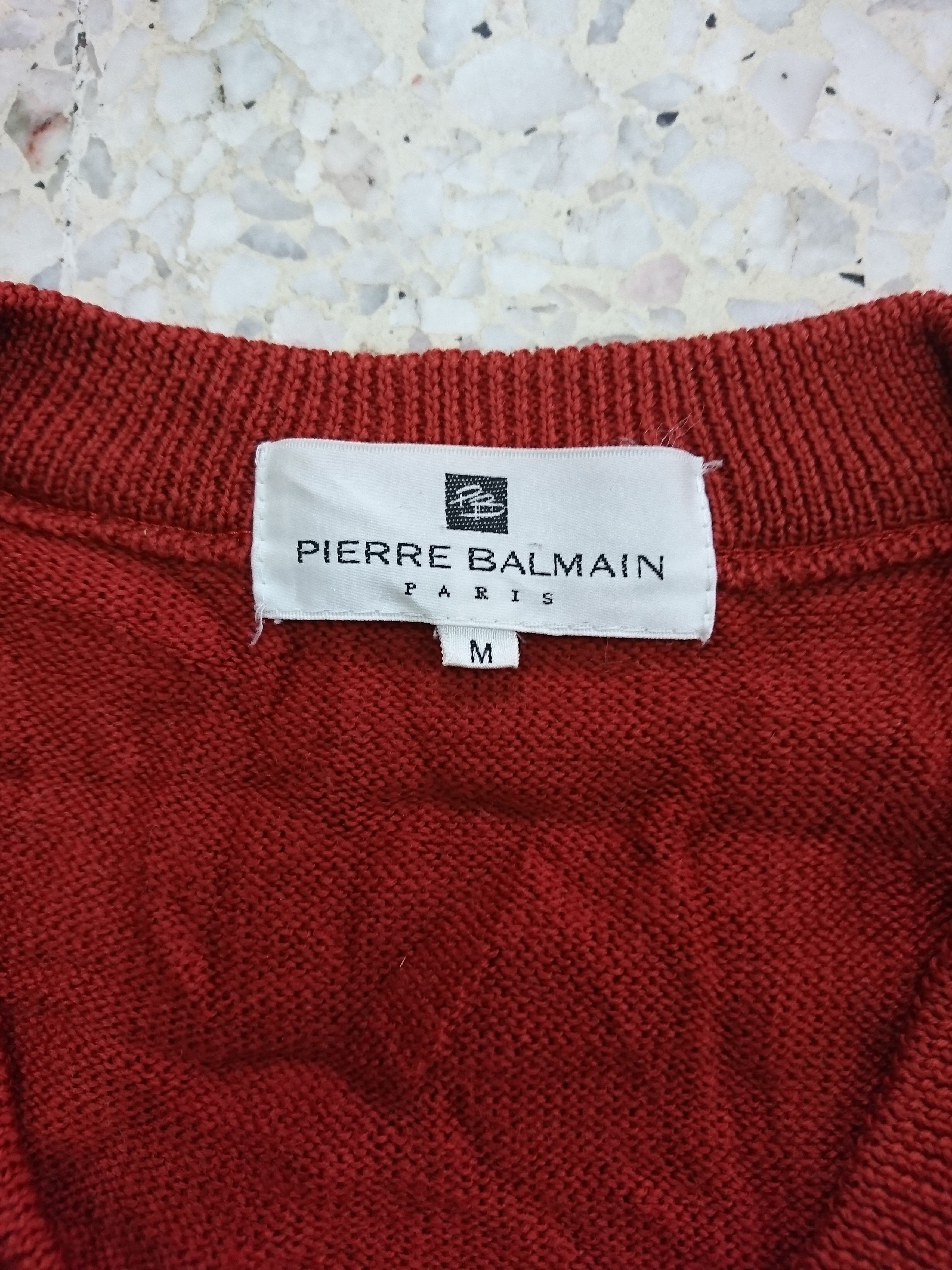 Pierre Balmain Pierre Balmain 100% Wool Knitted Size US M / EU 48-50 / 2 - 2 Thumbnail