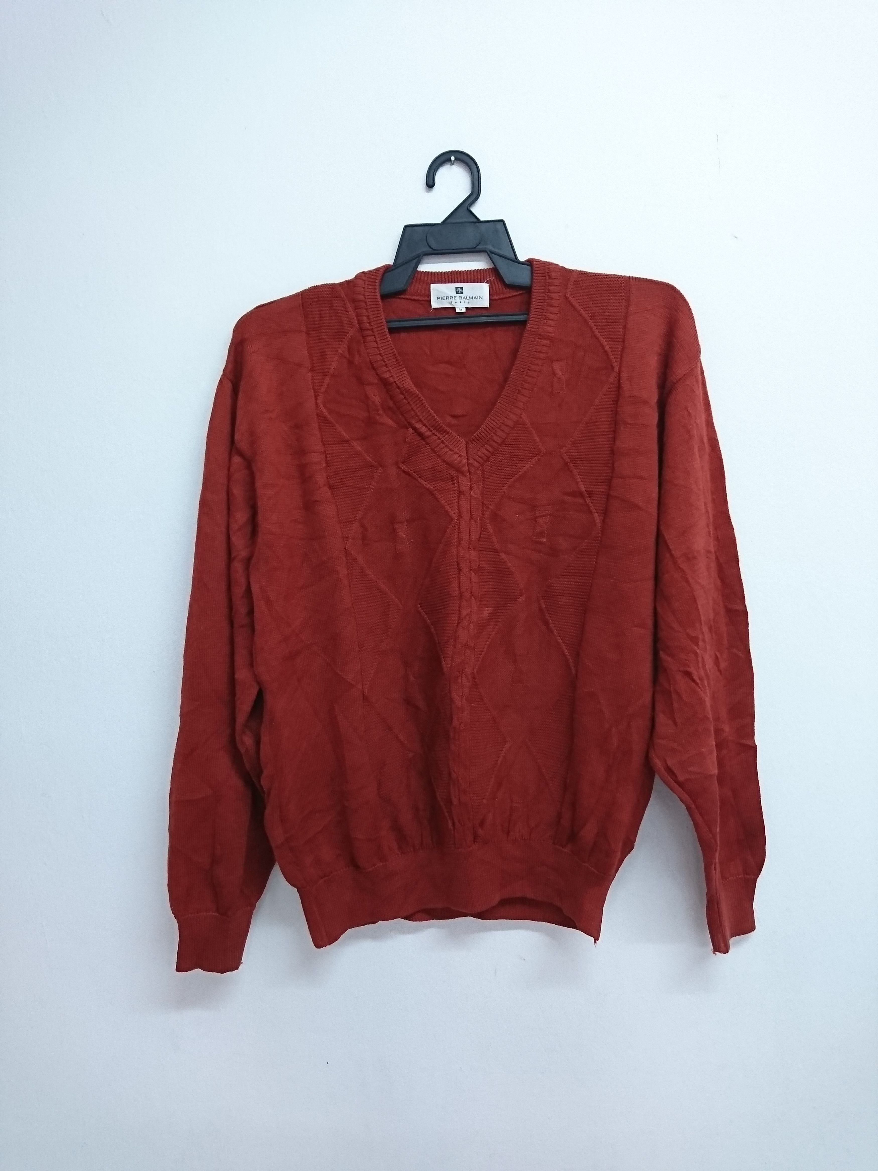 Pierre Balmain Pierre Balmain 100% Wool Knitted Size US M / EU 48-50 / 2 - 1 Thumbnail