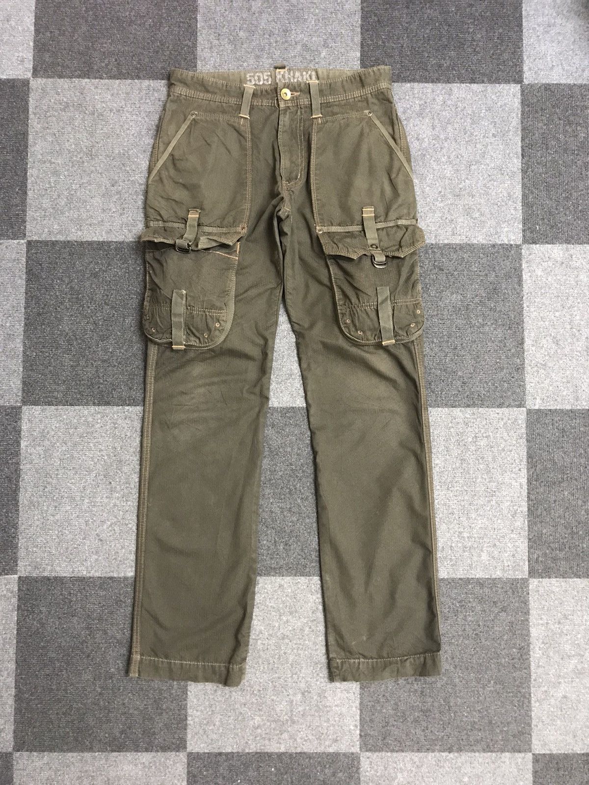 Edwin EDWIN Very Rare Cutting Edge 505 3D Pocket Cargo Pant Size US 32 / EU 48 - 3 Thumbnail