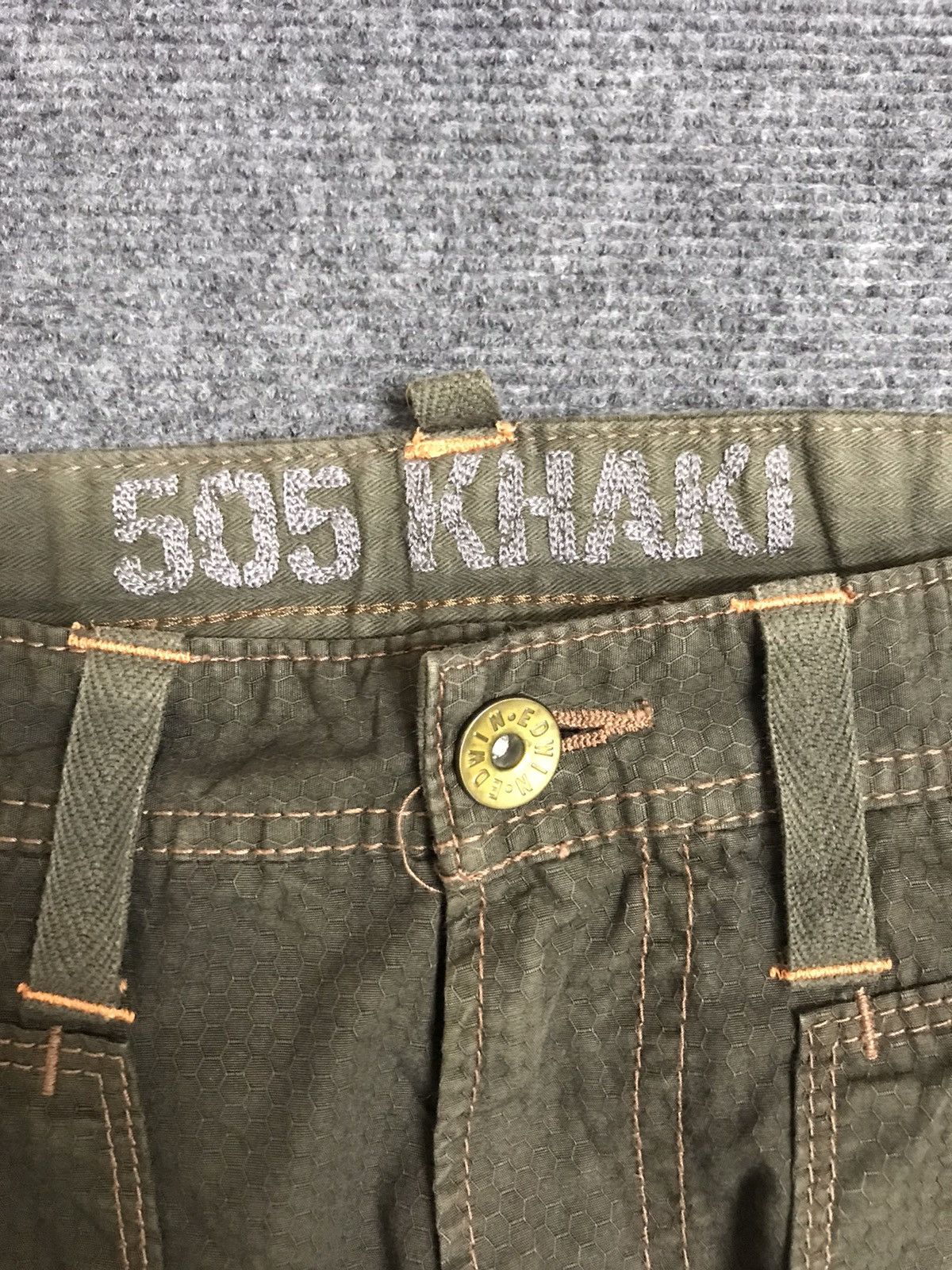 Edwin EDWIN Very Rare Cutting Edge 505 3D Pocket Cargo Pant Size US 32 / EU 48 - 10 Thumbnail