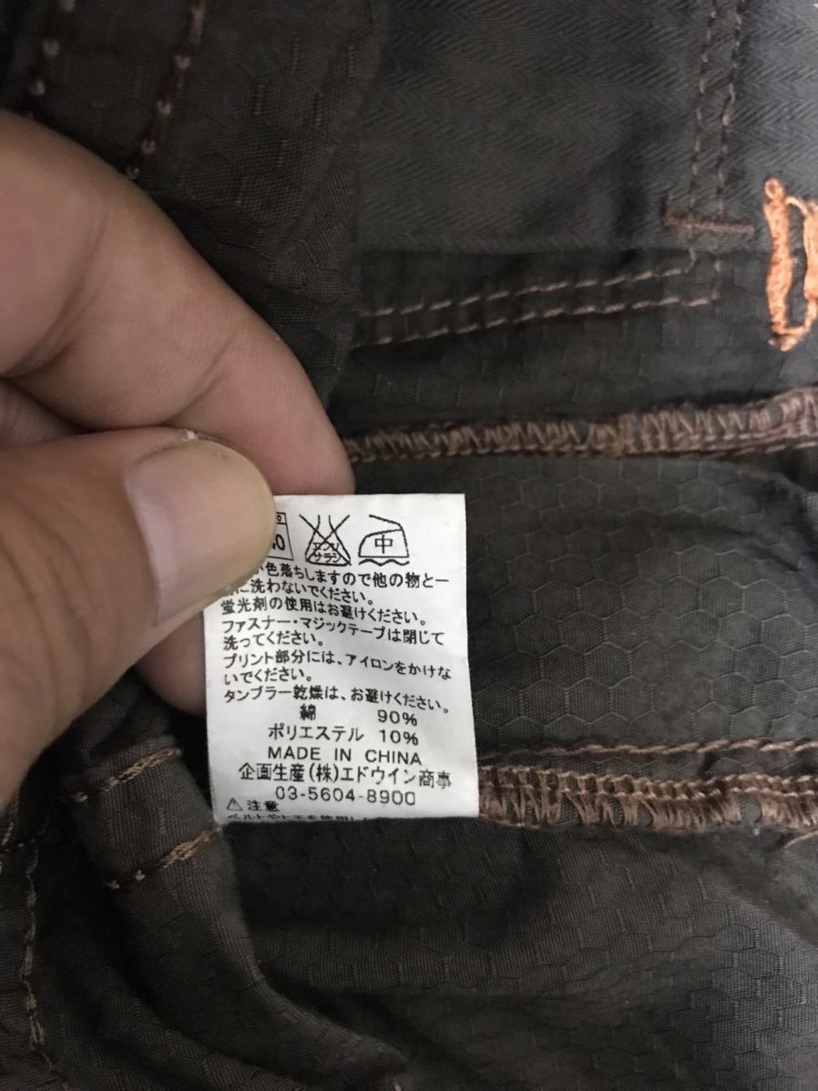 Edwin EDWIN Very Rare Cutting Edge 505 3D Pocket Cargo Pant Size US 32 / EU 48 - 18 Thumbnail