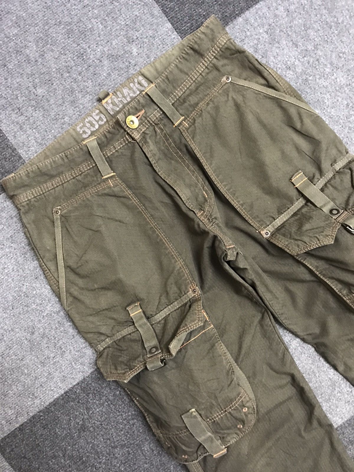 Edwin EDWIN Very Rare Cutting Edge 505 3D Pocket Cargo Pant Size US 32 / EU 48 - 4 Thumbnail