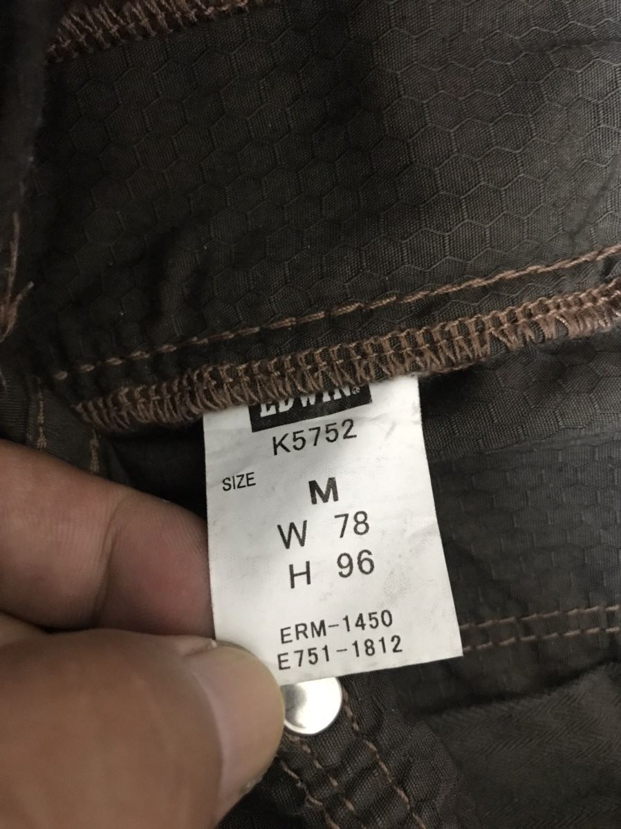 Edwin EDWIN Very Rare Cutting Edge 505 3D Pocket Cargo Pant Size US 32 / EU 48 - 17 Thumbnail