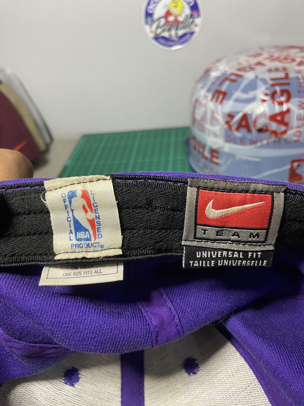NBA VINTAGE NIKE TORONTO RAPTERS BASEBALL FULLCAP HAT Size ONE SIZE - 6 Thumbnail