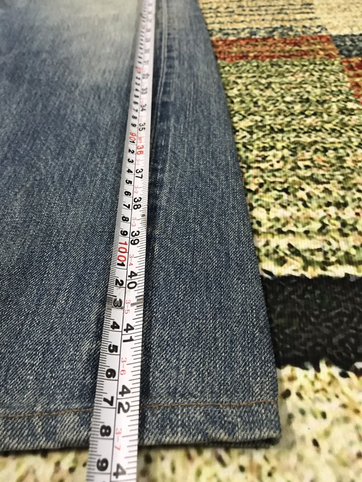 Vtg Selvedge Denime Jeans Size 32 Rare Item Nice Design