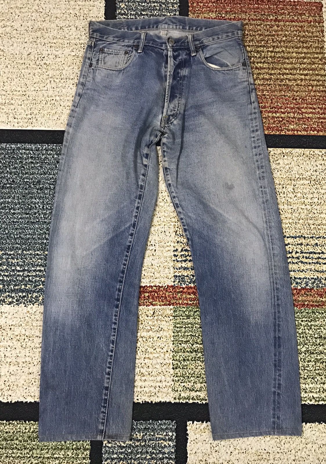 Vtg Selvedge Denime Jeans Size 32 Rare Item Nice Design