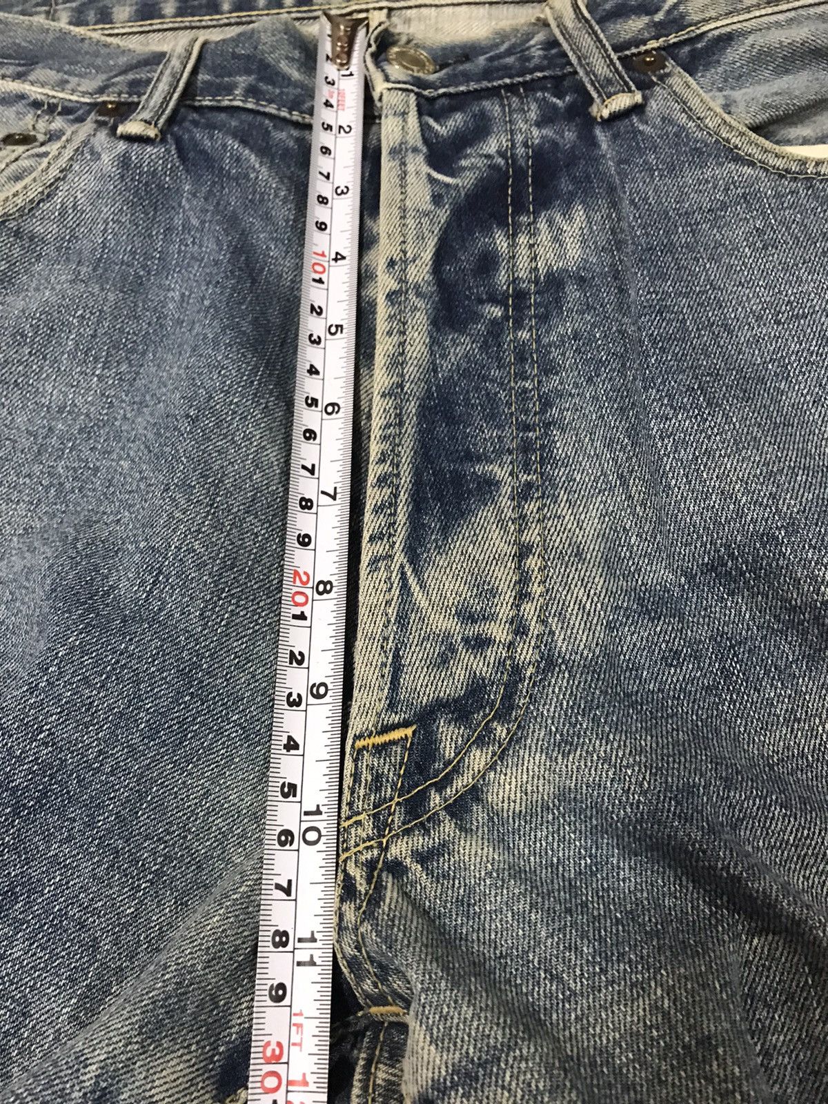 Vtg Selvedge Denime Jeans Size 32 Rare Item Nice Design