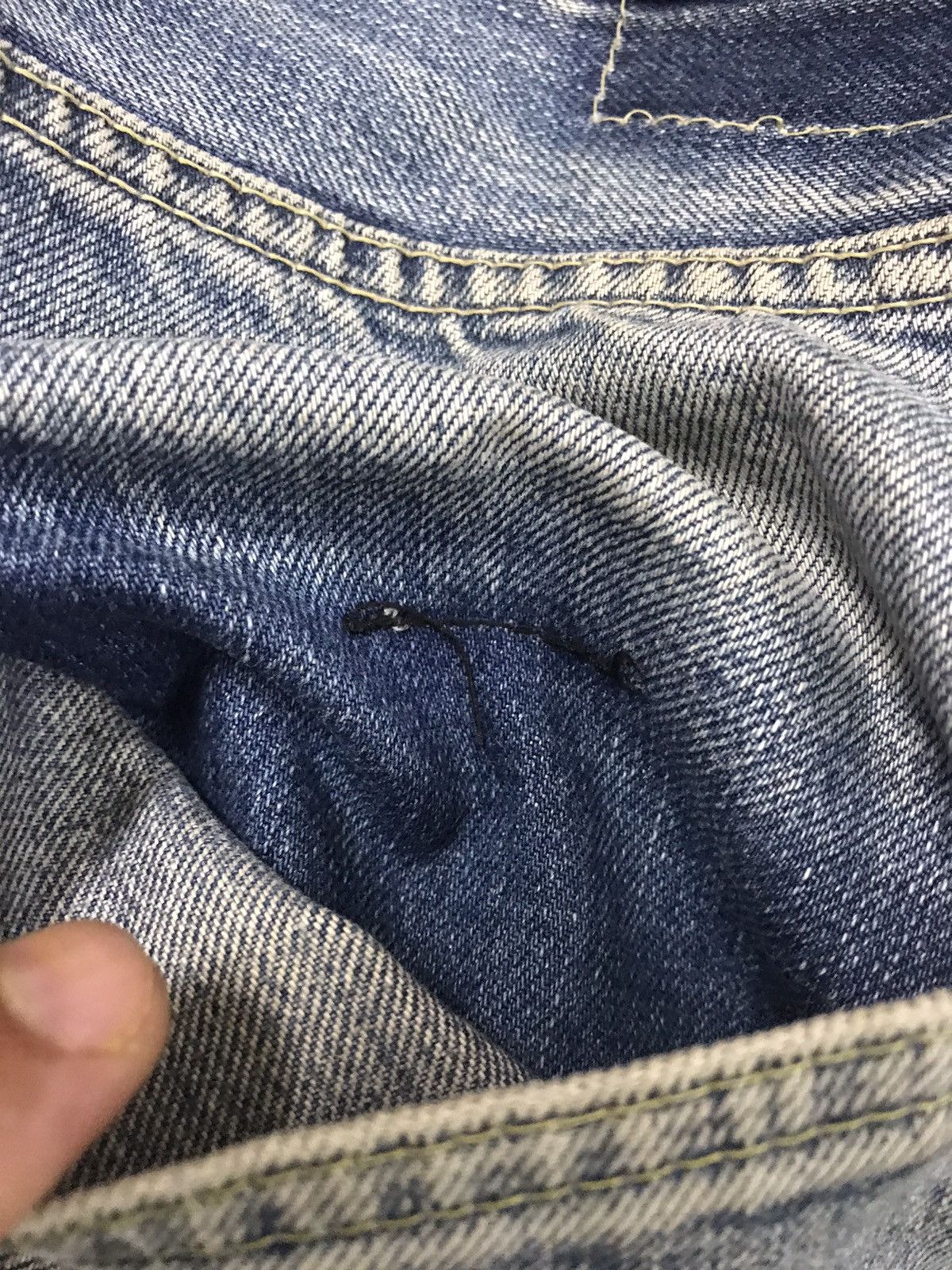 Vtg Selvedge Denime Jeans Size 32 Rare Item Nice Design