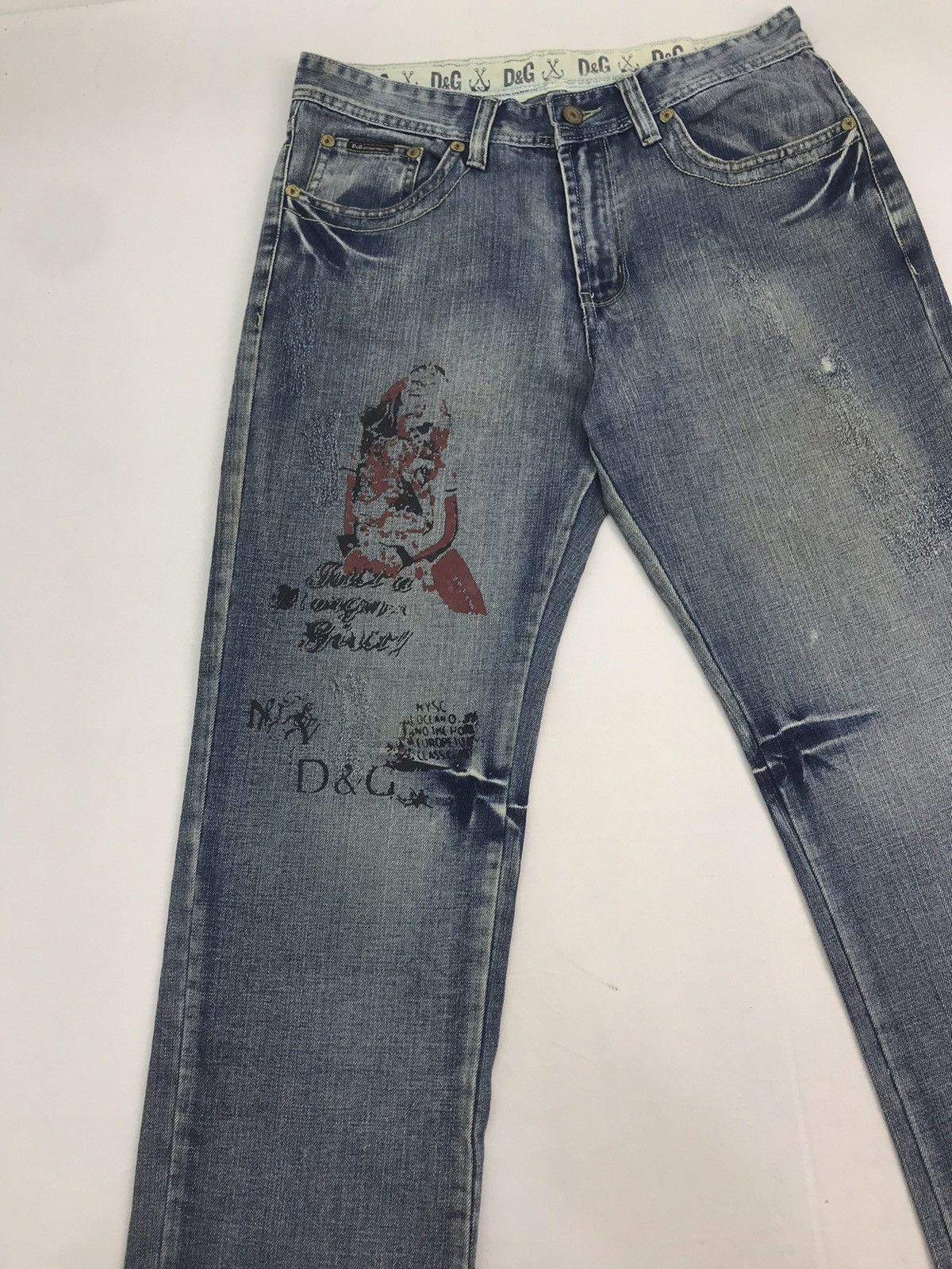 Dolce & Gabbana D&G distressed jeans Size US 31 - 5 Thumbnail