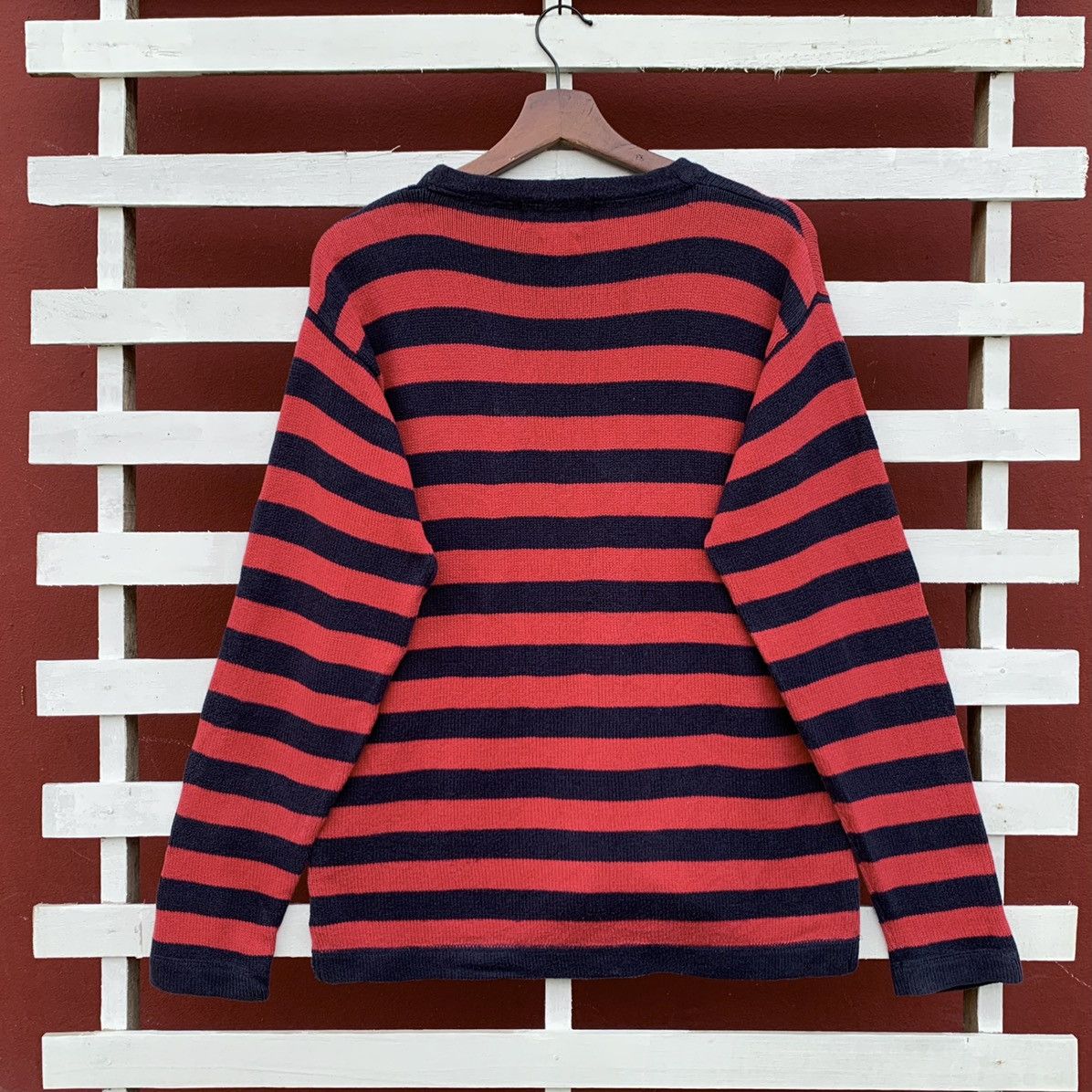 Polo Ralph Lauren Vintage 90s Polo Ralph Lauren Striped Kurt Cobain Style Size US S / EU 44-46 / 1 - 2 Thumbnail