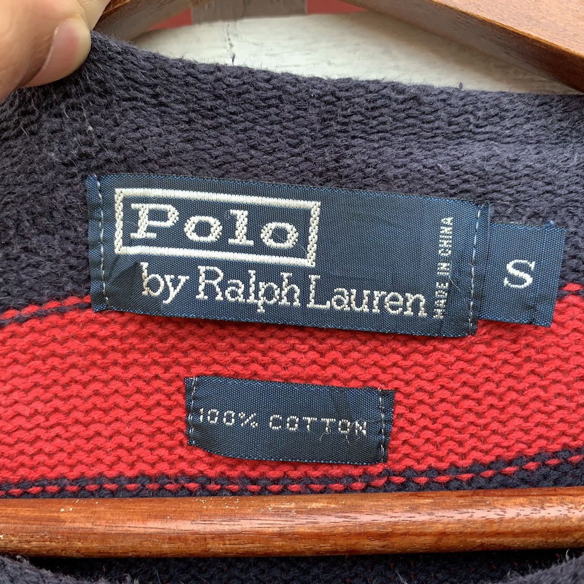 Polo Ralph Lauren Vintage 90s Polo Ralph Lauren Striped Kurt Cobain Style Size US S / EU 44-46 / 1 - 6 Thumbnail
