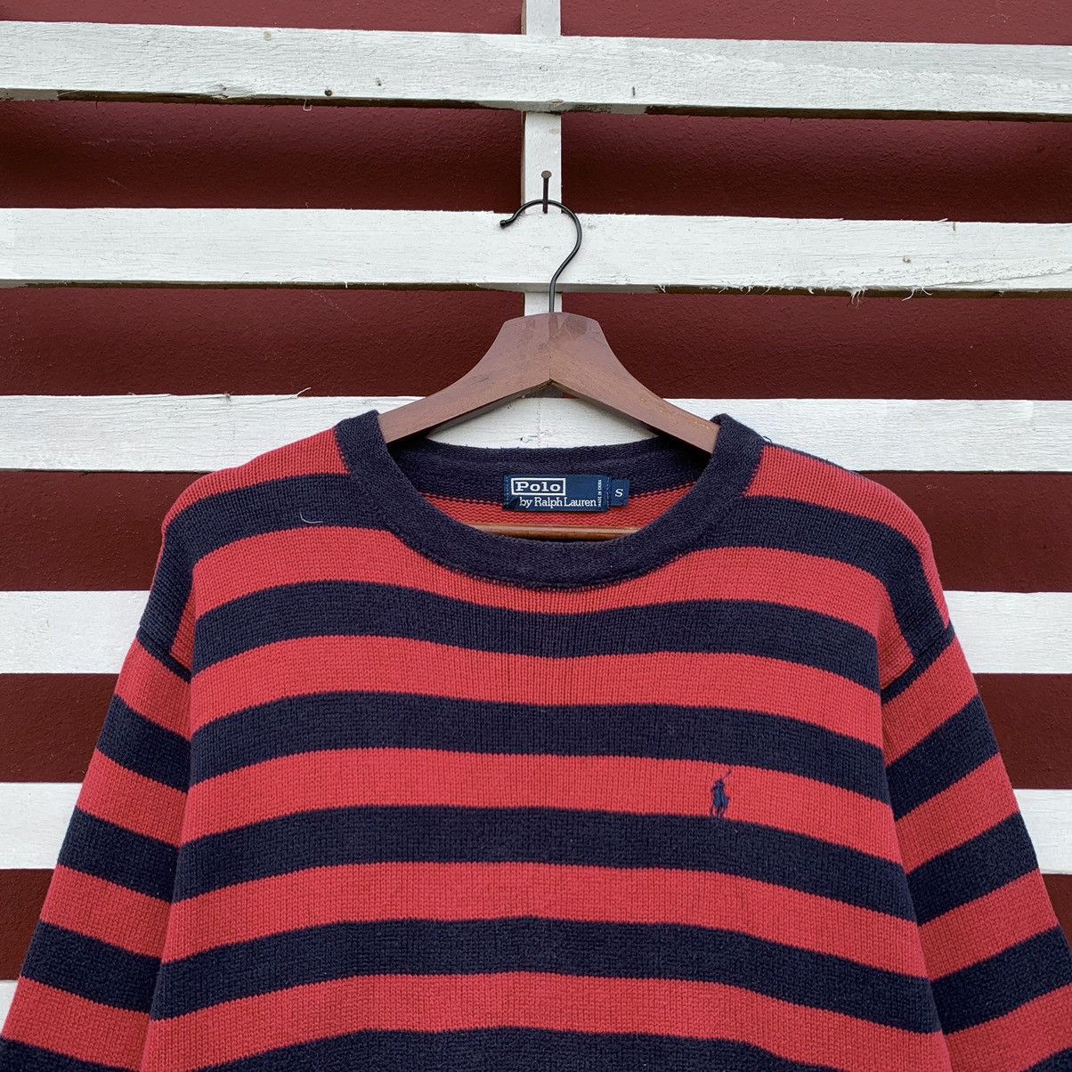 Polo Ralph Lauren Vintage 90s Polo Ralph Lauren Striped Kurt Cobain Style Size US S / EU 44-46 / 1 - 3 Thumbnail