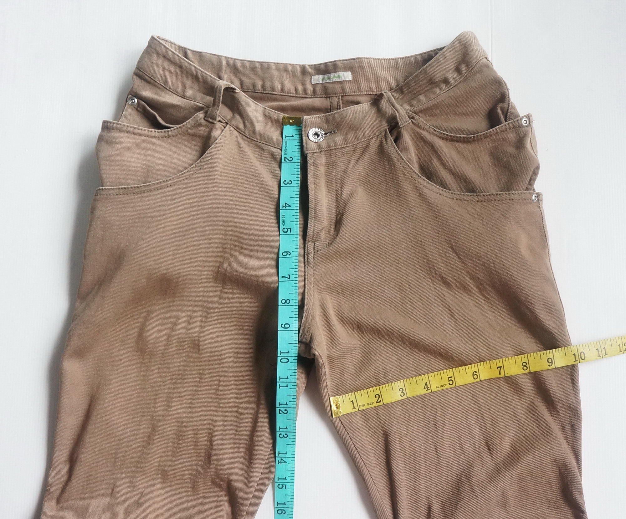 Japanese Brand ON THE COUCH Large Side Pocket & Curvy Leg Denim Size 26" / US 2 / IT 38 - 13 Thumbnail