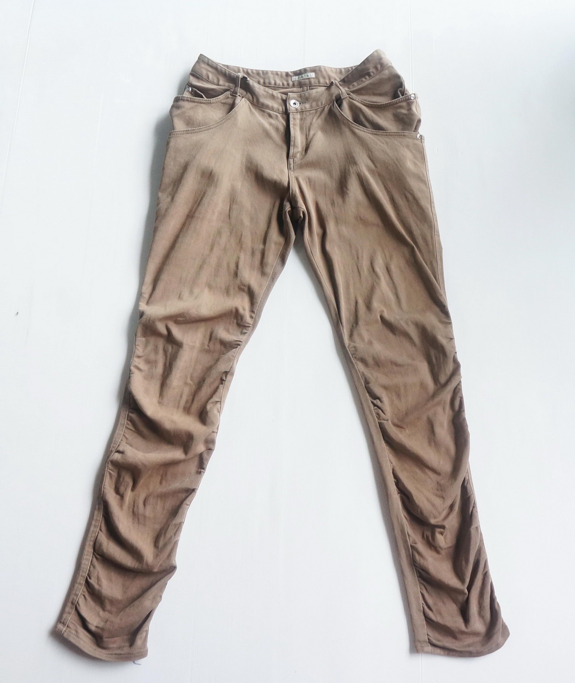 Japanese Brand ON THE COUCH Large Side Pocket & Curvy Leg Denim Size 26" / US 2 / IT 38 - 2 Thumbnail