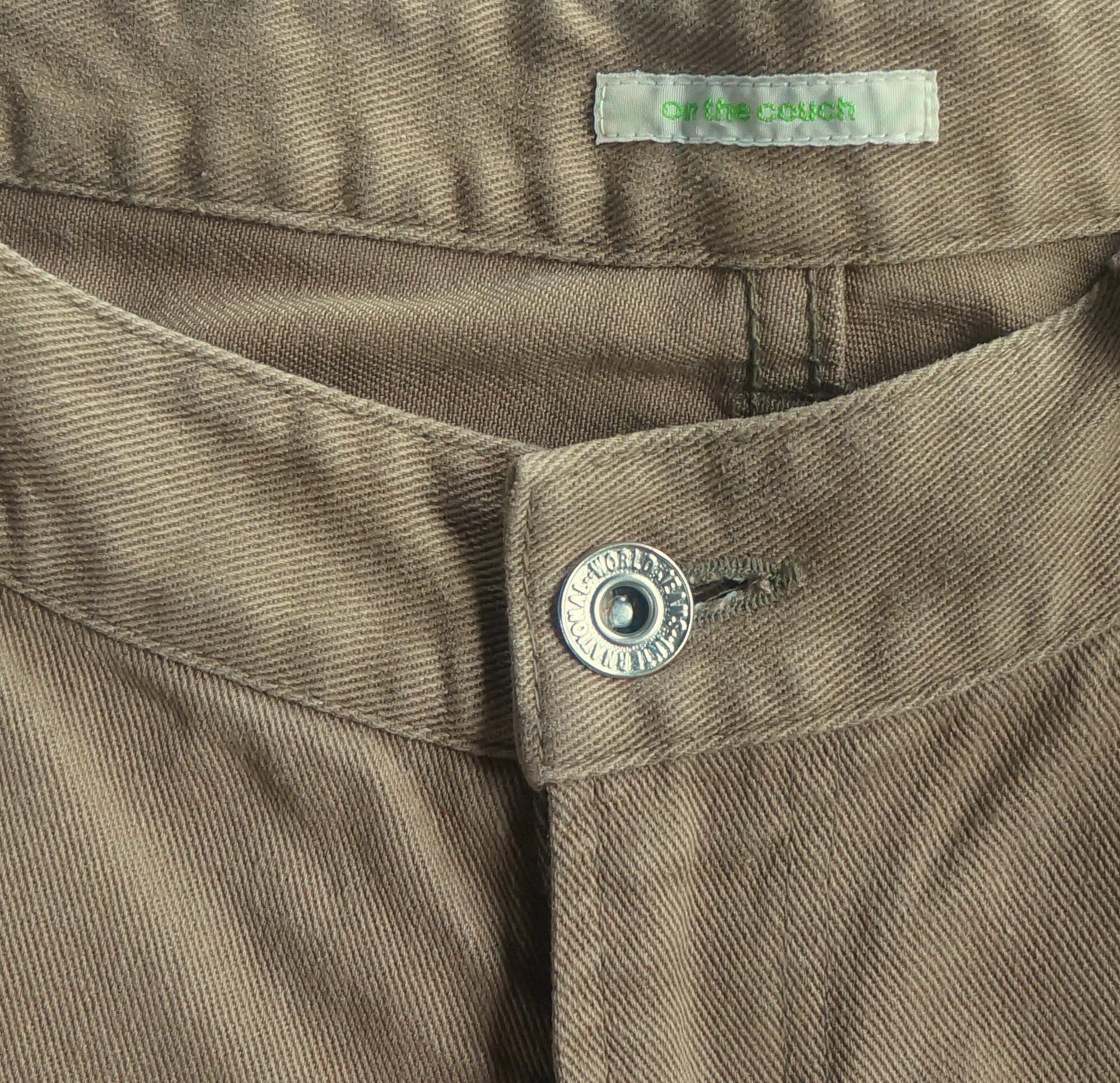 Japanese Brand ON THE COUCH Large Side Pocket & Curvy Leg Denim Size 26" / US 2 / IT 38 - 5 Thumbnail