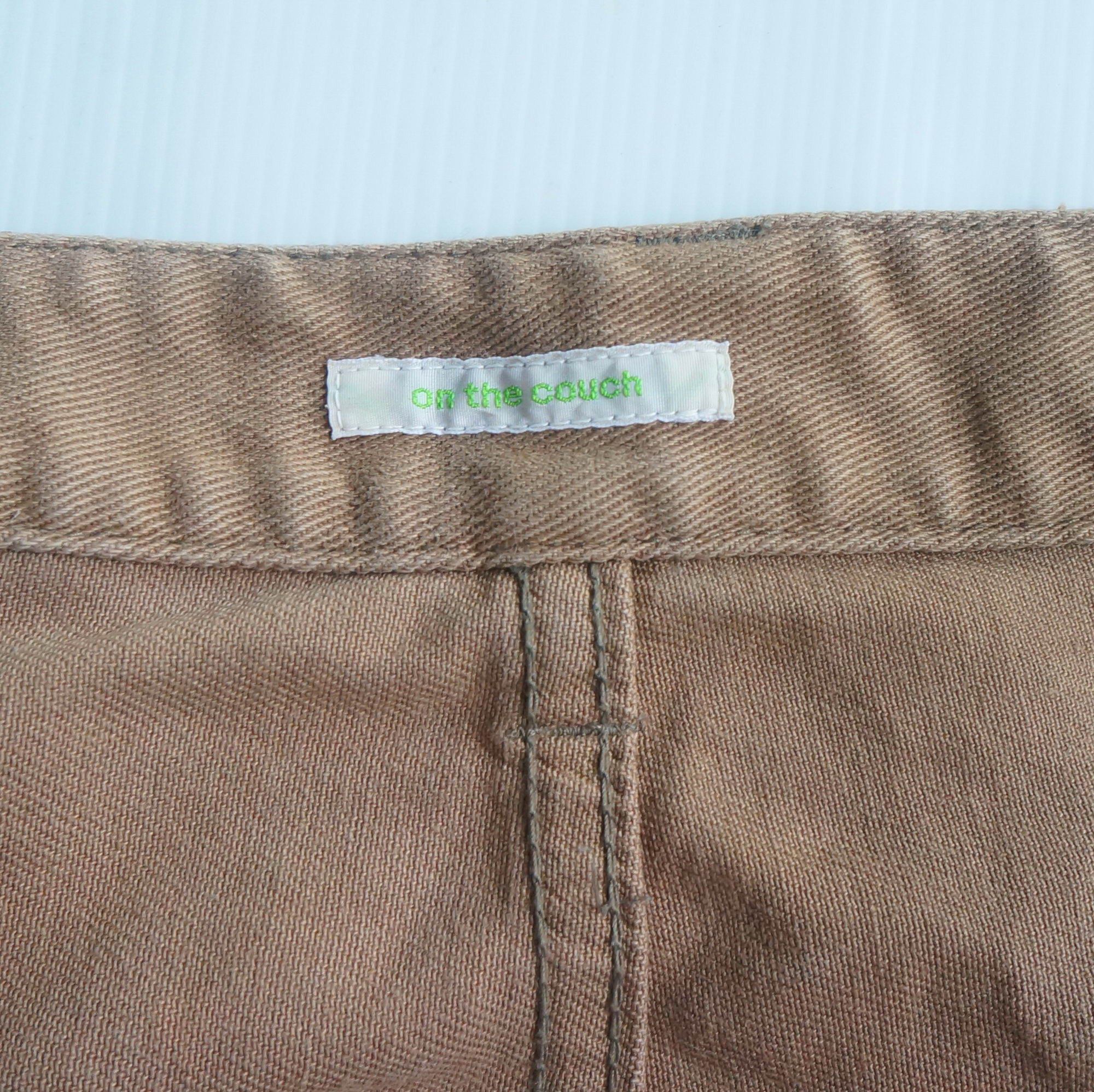 Japanese Brand ON THE COUCH Large Side Pocket & Curvy Leg Denim Size 26" / US 2 / IT 38 - 9 Thumbnail