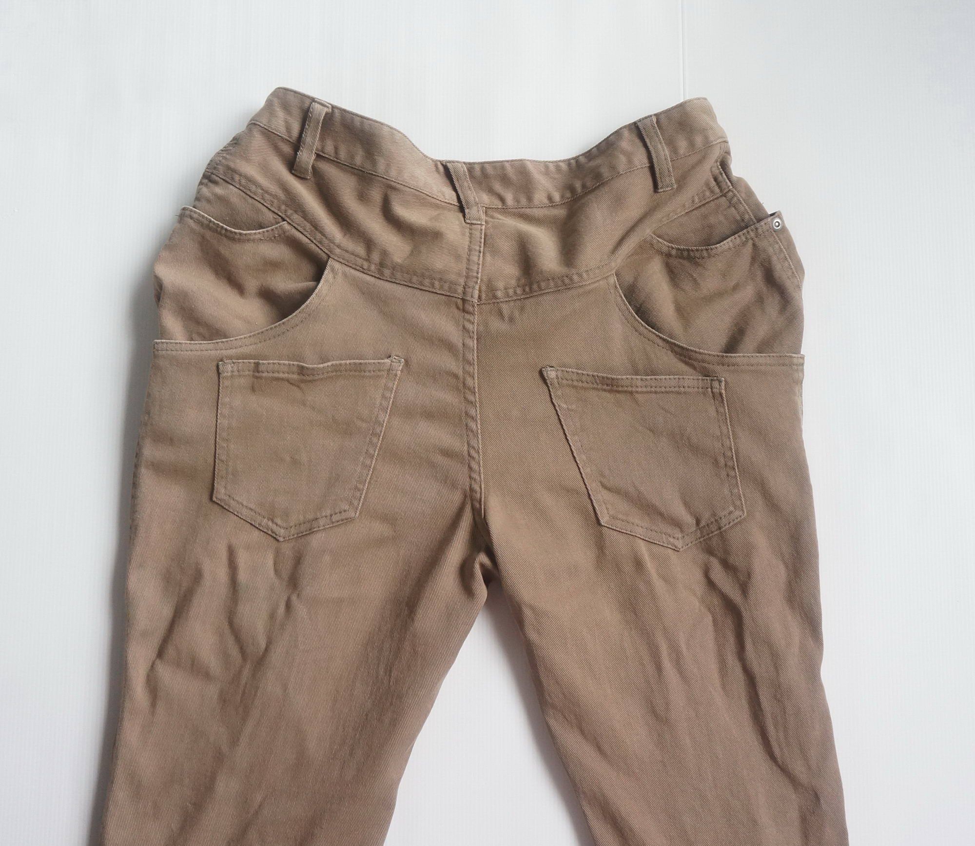 Japanese Brand ON THE COUCH Large Side Pocket & Curvy Leg Denim Size 26" / US 2 / IT 38 - 7 Thumbnail