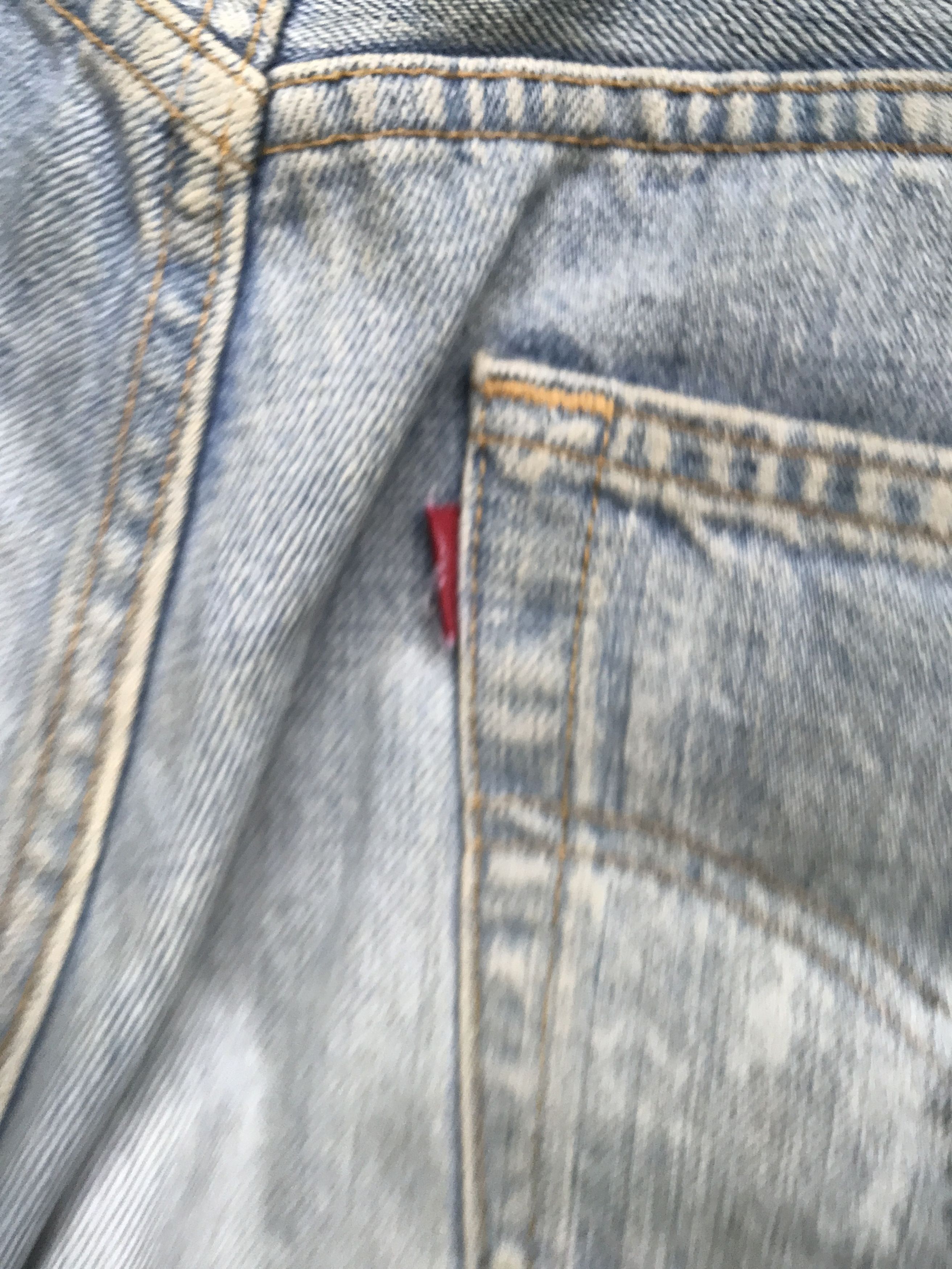 Levi's VLEV65 - Vintage Levis 501 Short Painter Jeans Size US 32 / EU 48 - 14 Thumbnail