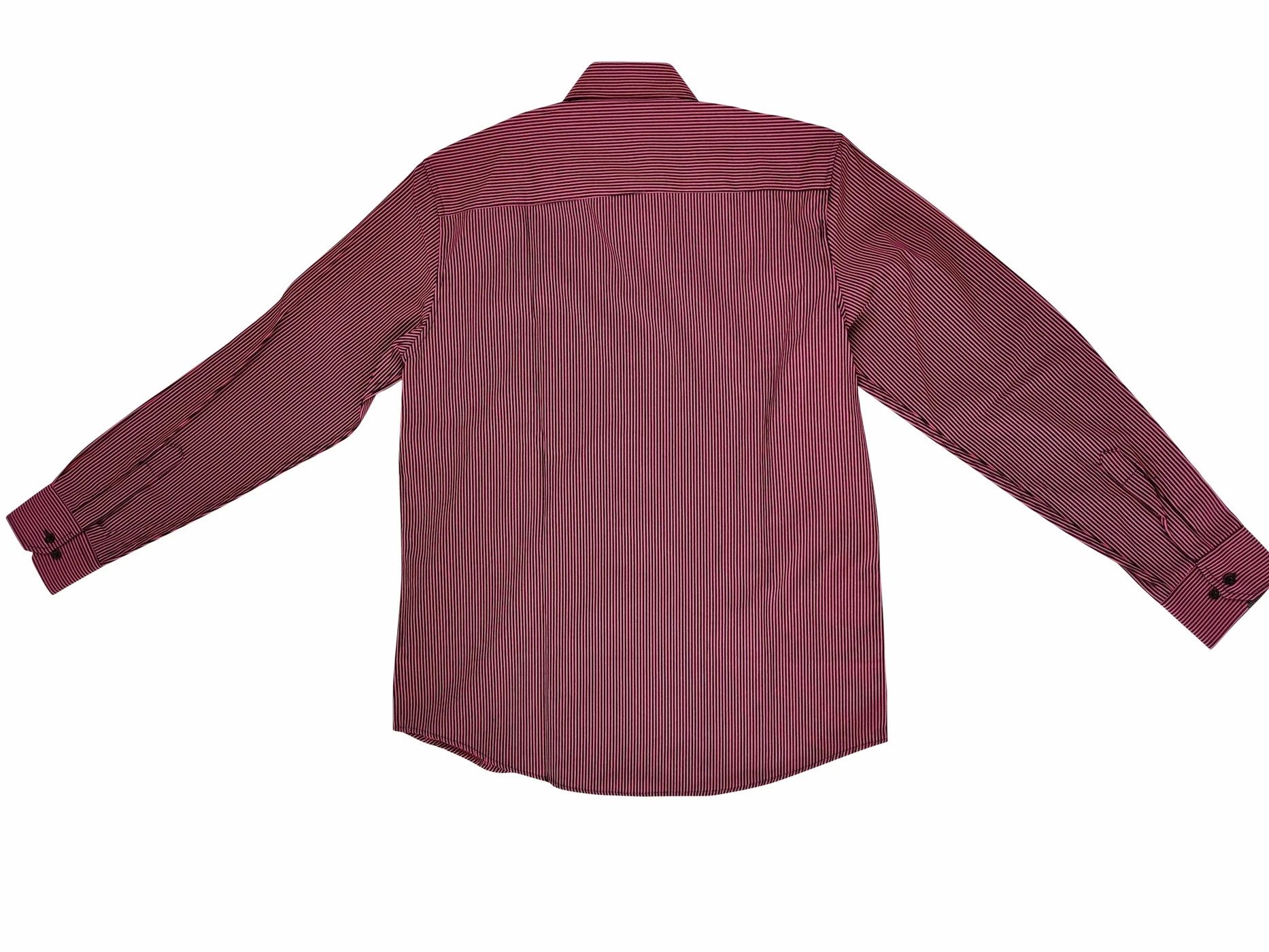 Armani ⚡️QUICK SALE⚡️ Armani Pink and Black Stripes Shirt Size US L / EU 52-54 / 3 - 2 Thumbnail