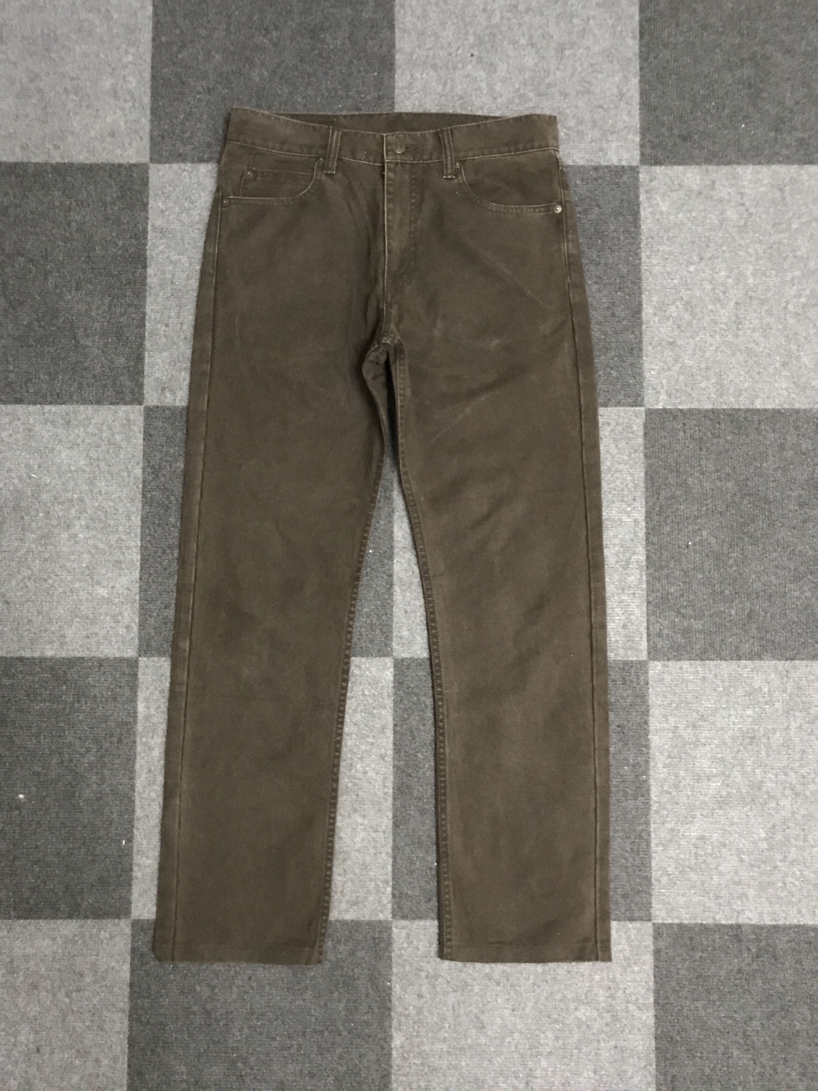 image of Vlev135- Levis 505 Brown Pant, Men's (Size 31)