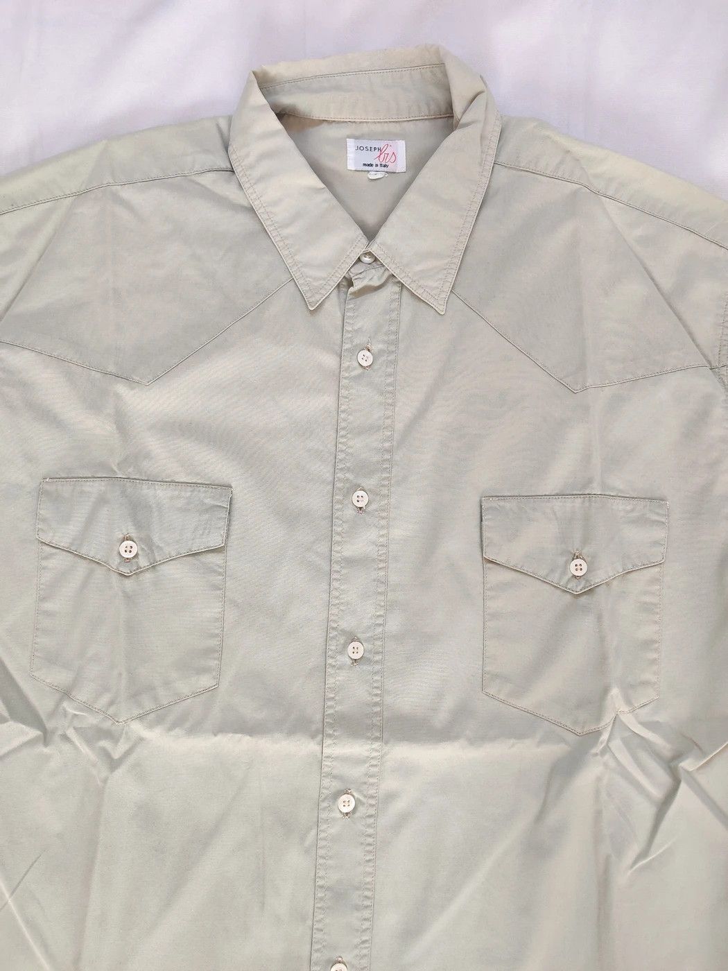 Joseph ⚡️QUICK SALE⚡️ Joseph Pale Pastel Green Oversized Shirt Size US XL / EU 56 / 4 - 4 Thumbnail
