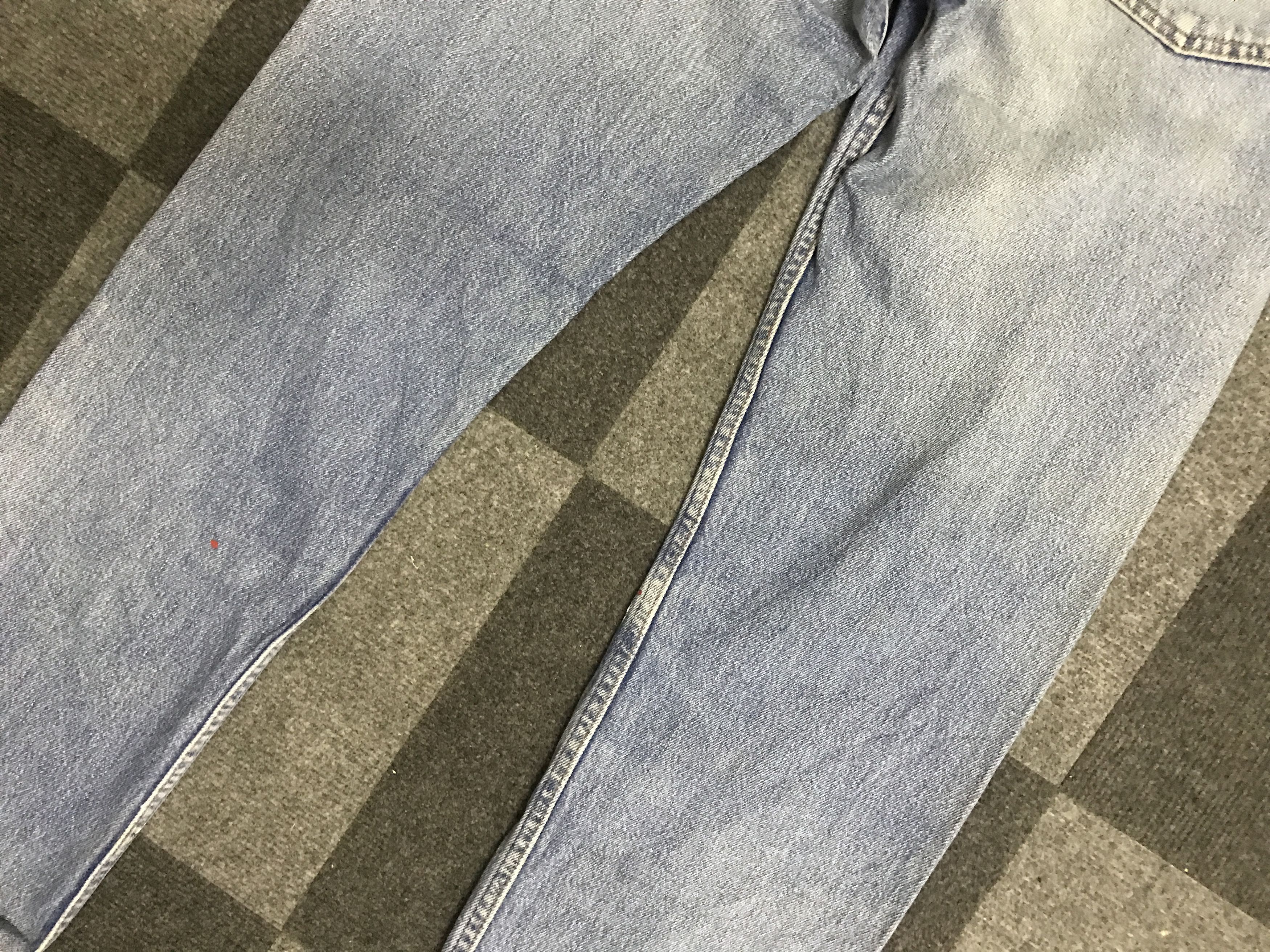 Art Comes First VLEV129-Vintage Levis 501 Paint Art Light Wash Jeans Size US 29 - 11 Thumbnail
