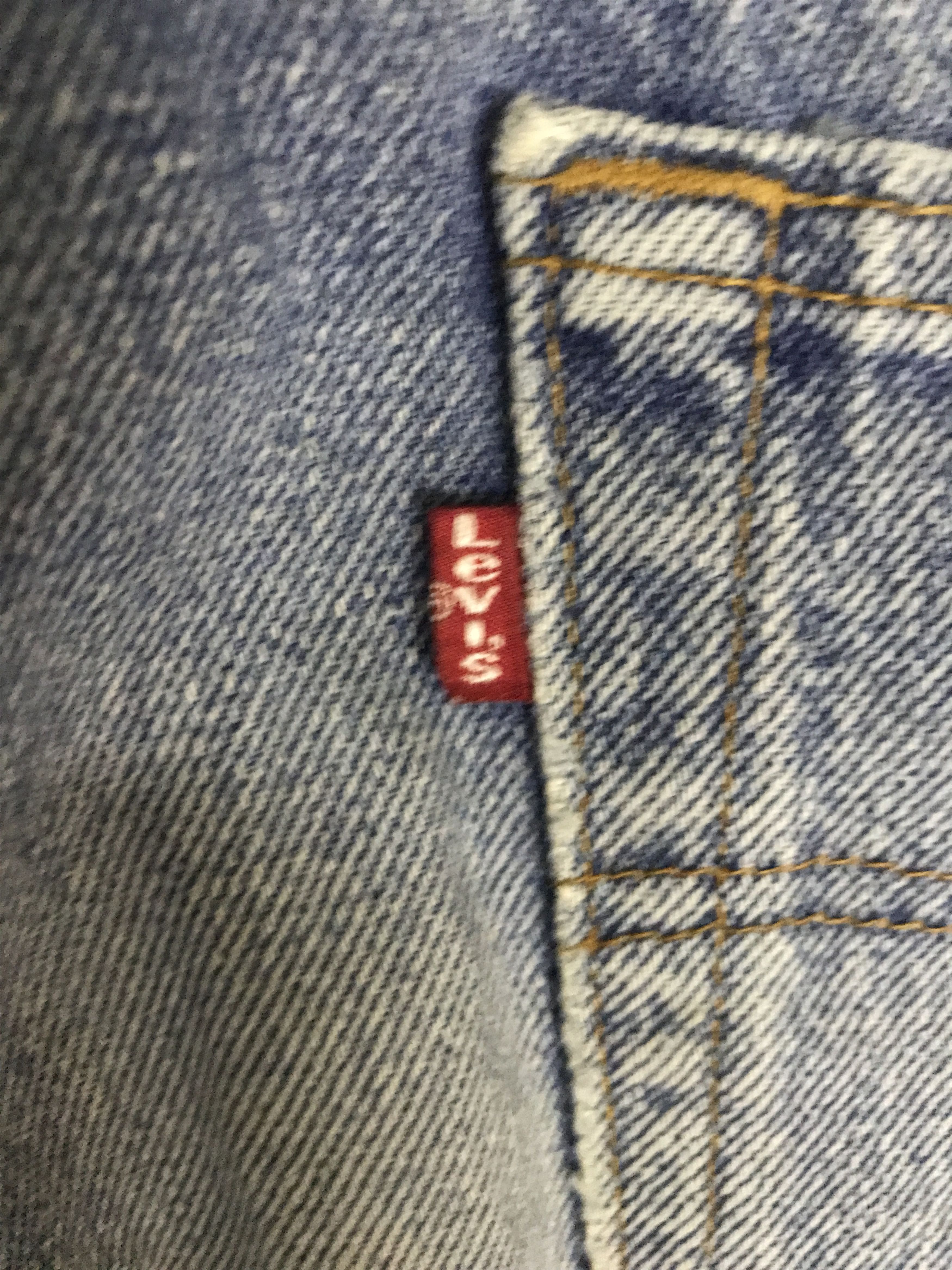 Art Comes First VLEV129-Vintage Levis 501 Paint Art Light Wash Jeans Size US 29 - 13 Thumbnail