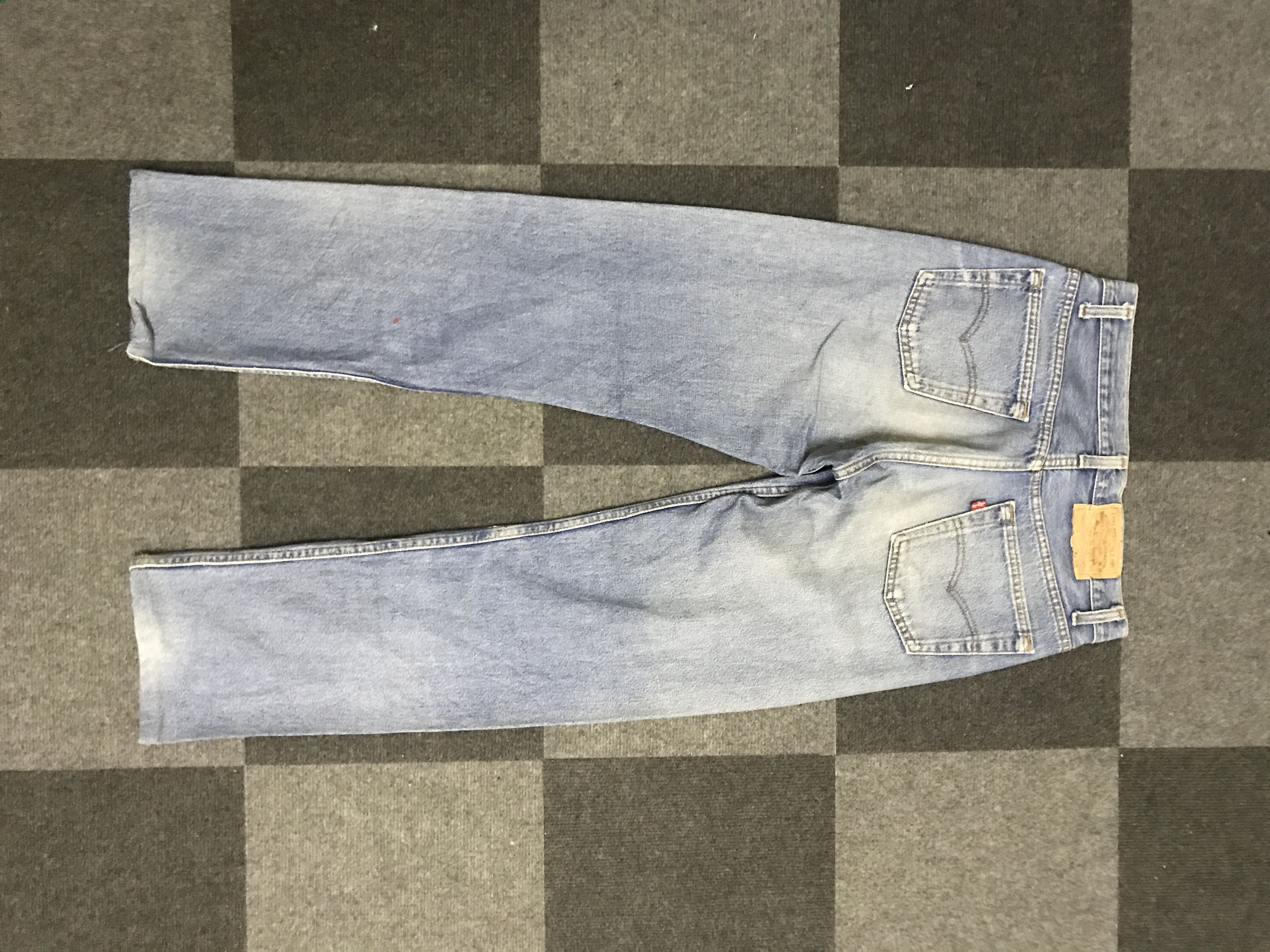 Art Comes First VLEV129-Vintage Levis 501 Paint Art Light Wash Jeans Size US 29 - 9 Thumbnail