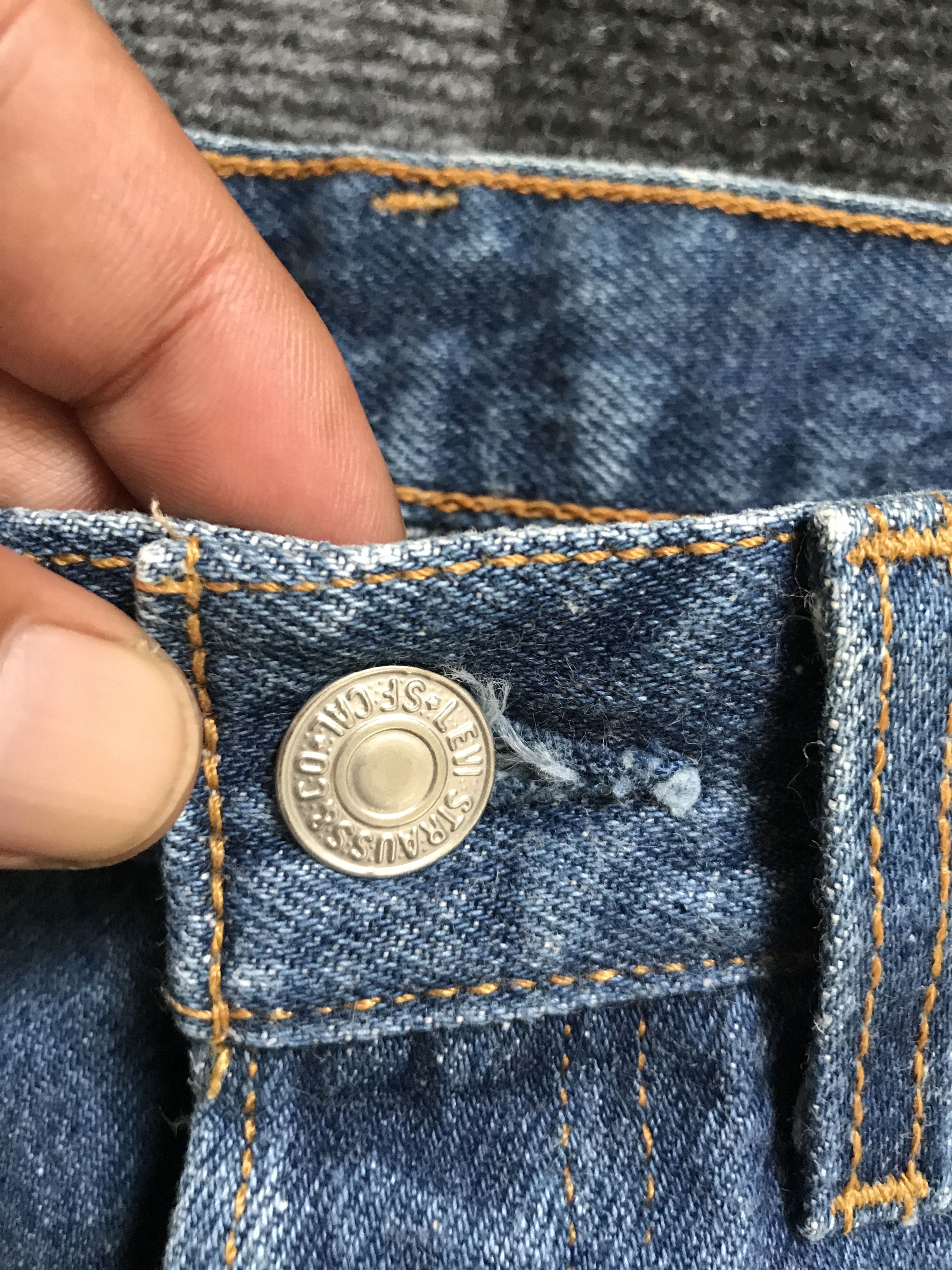 Levi's VLEV88 - Vintage Levis 501 Blue Wash Jeans Size US 27 - 5 Thumbnail