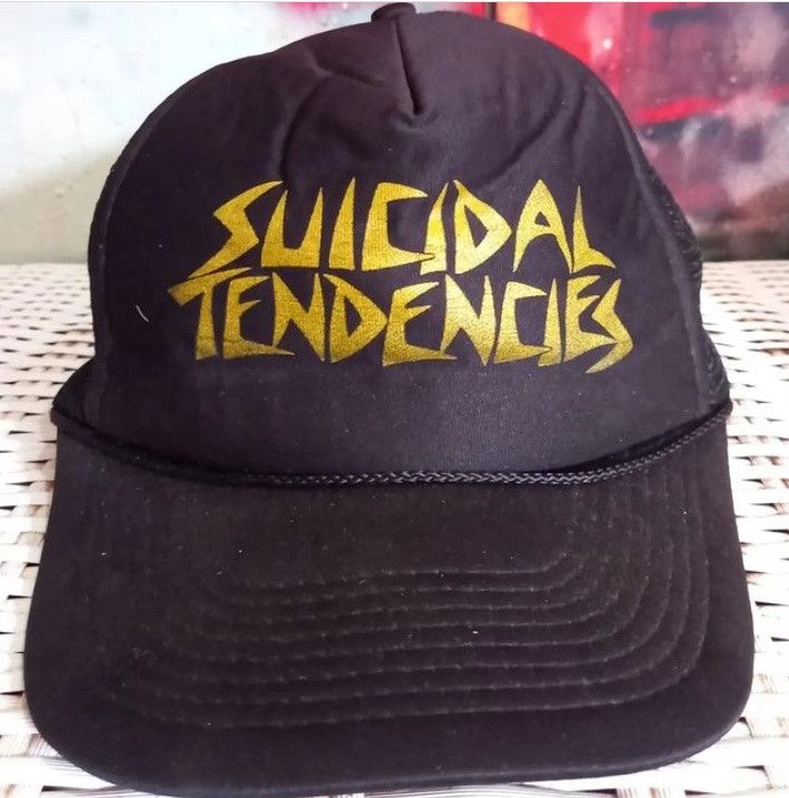Band Tees Sick Rare 🔥 Vtg 80s 90s Suicidal Tendencies trucker OTTO Size ONE SIZE - 1 Thumbnail