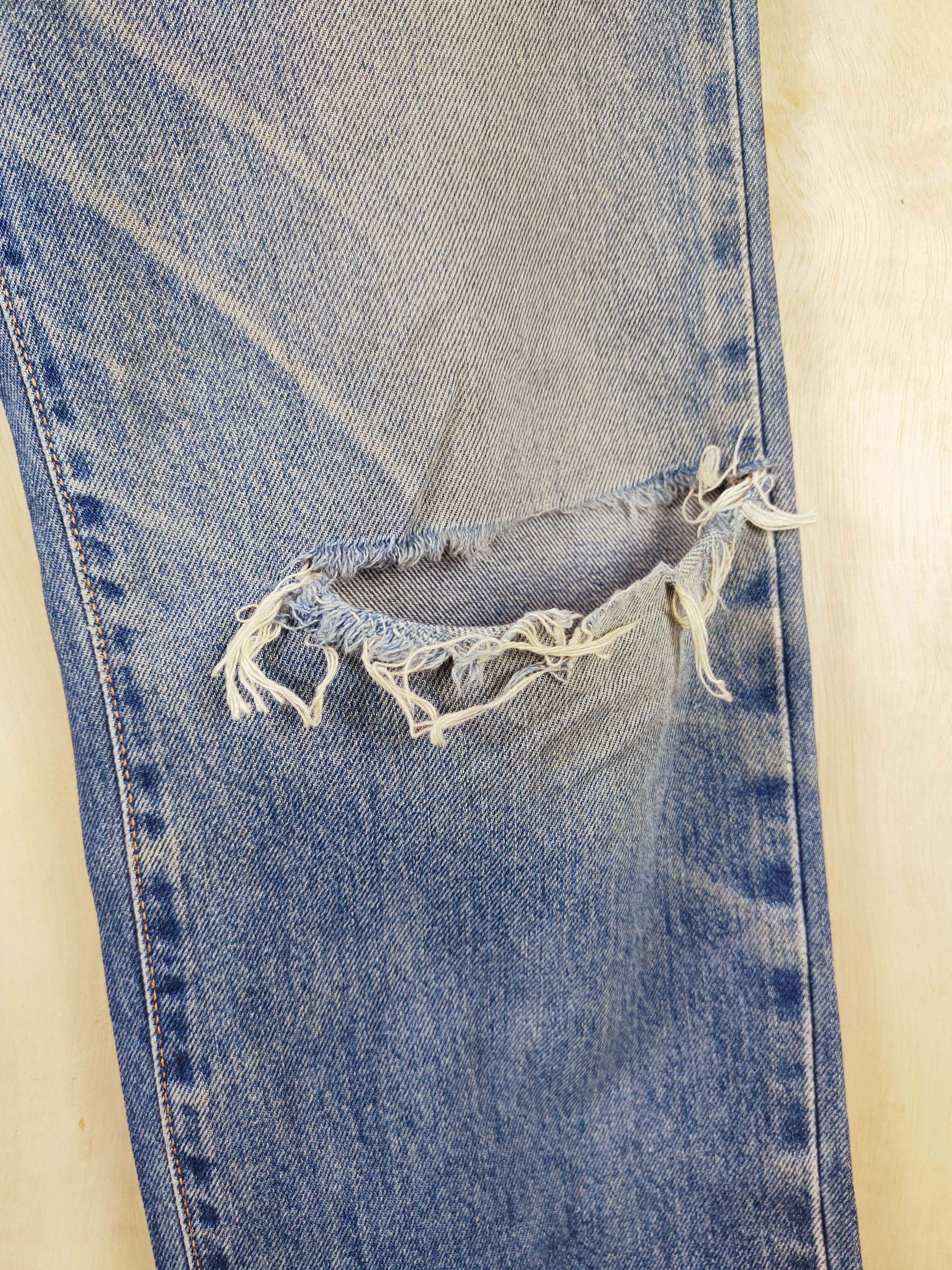 Edwin Blue Distressed Multi Pocket Denim #S134
