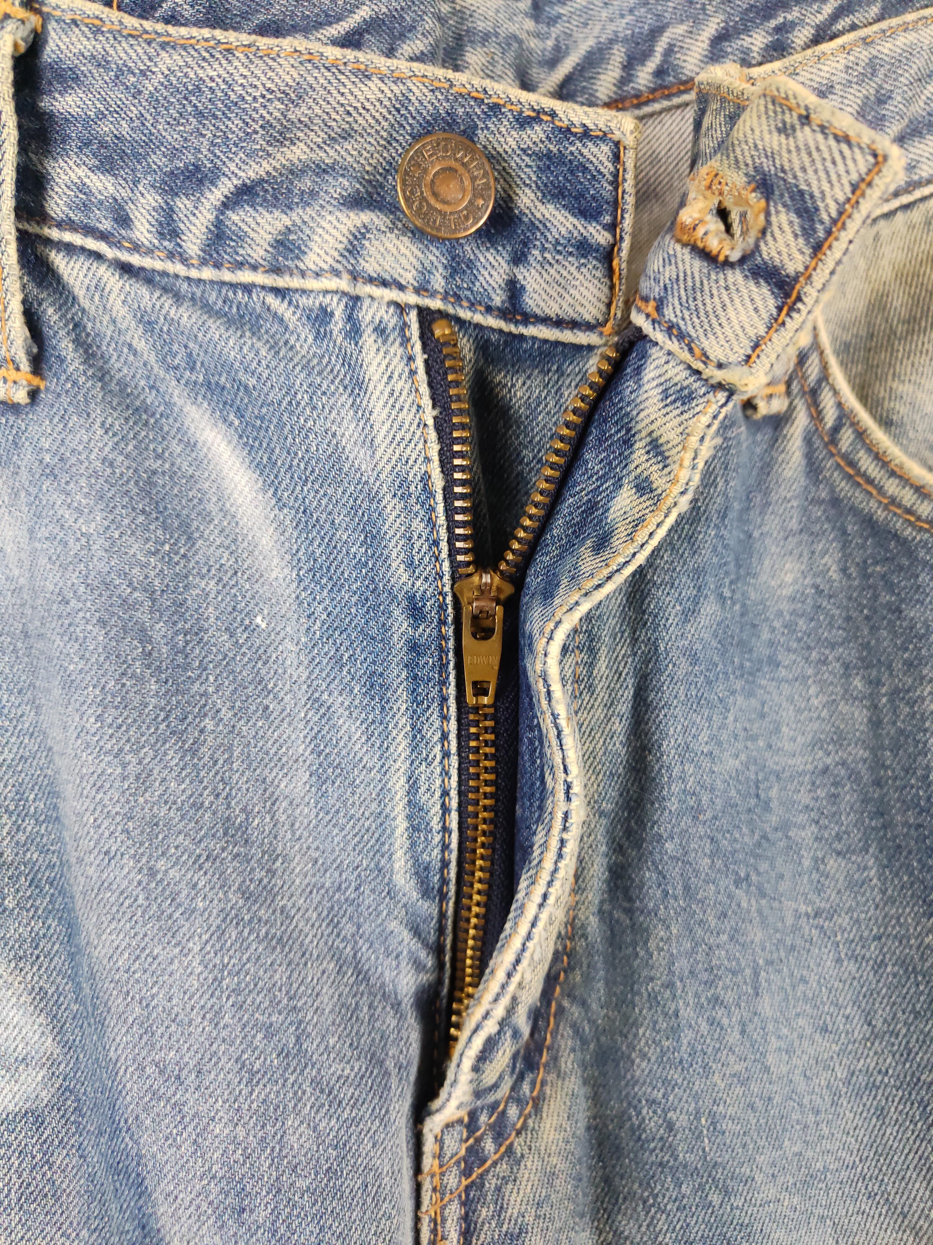 Edwin Blue Distressed Multi Pocket Denim #S134