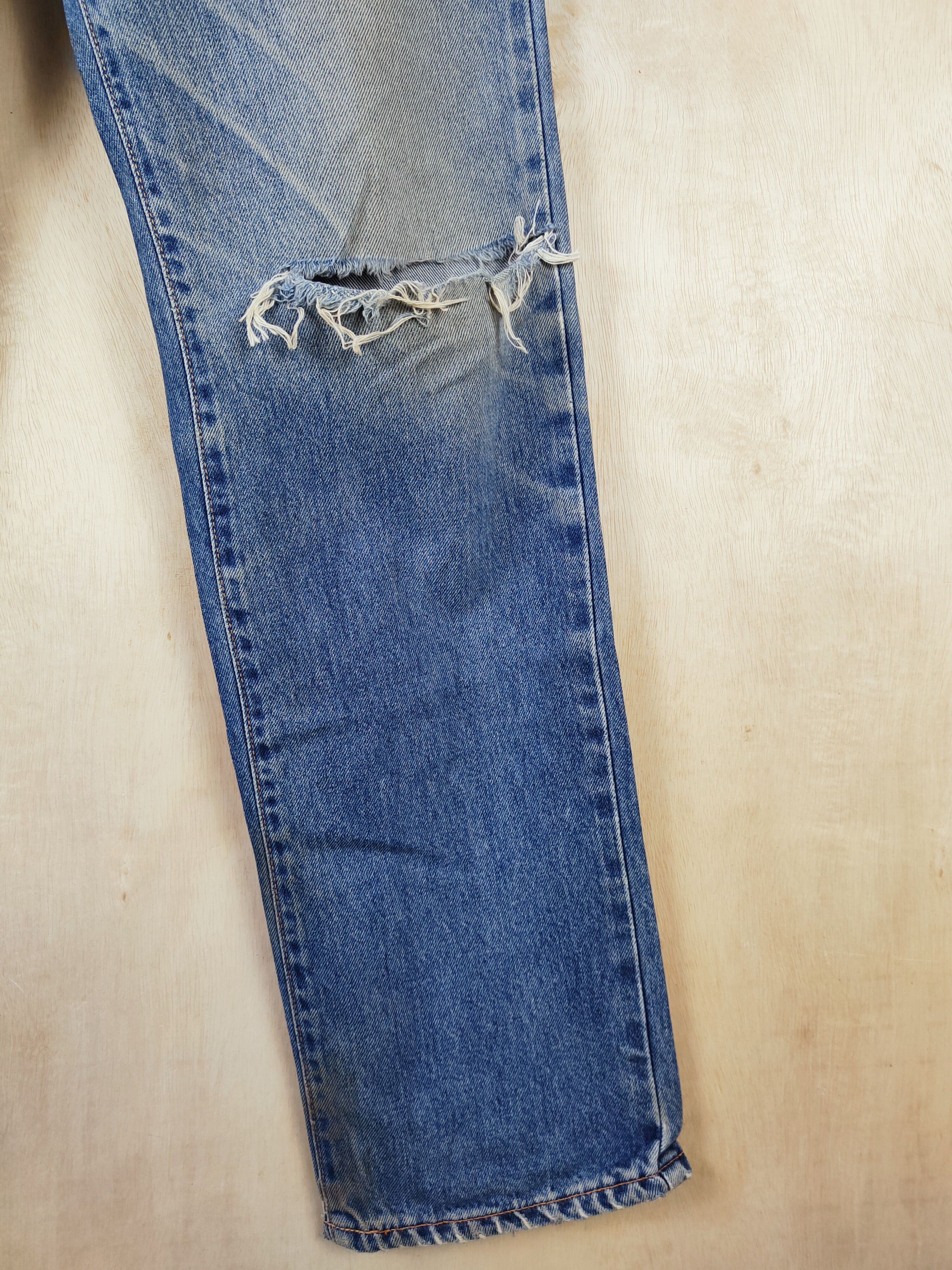 Edwin Blue Distressed Multi Pocket Denim #S134