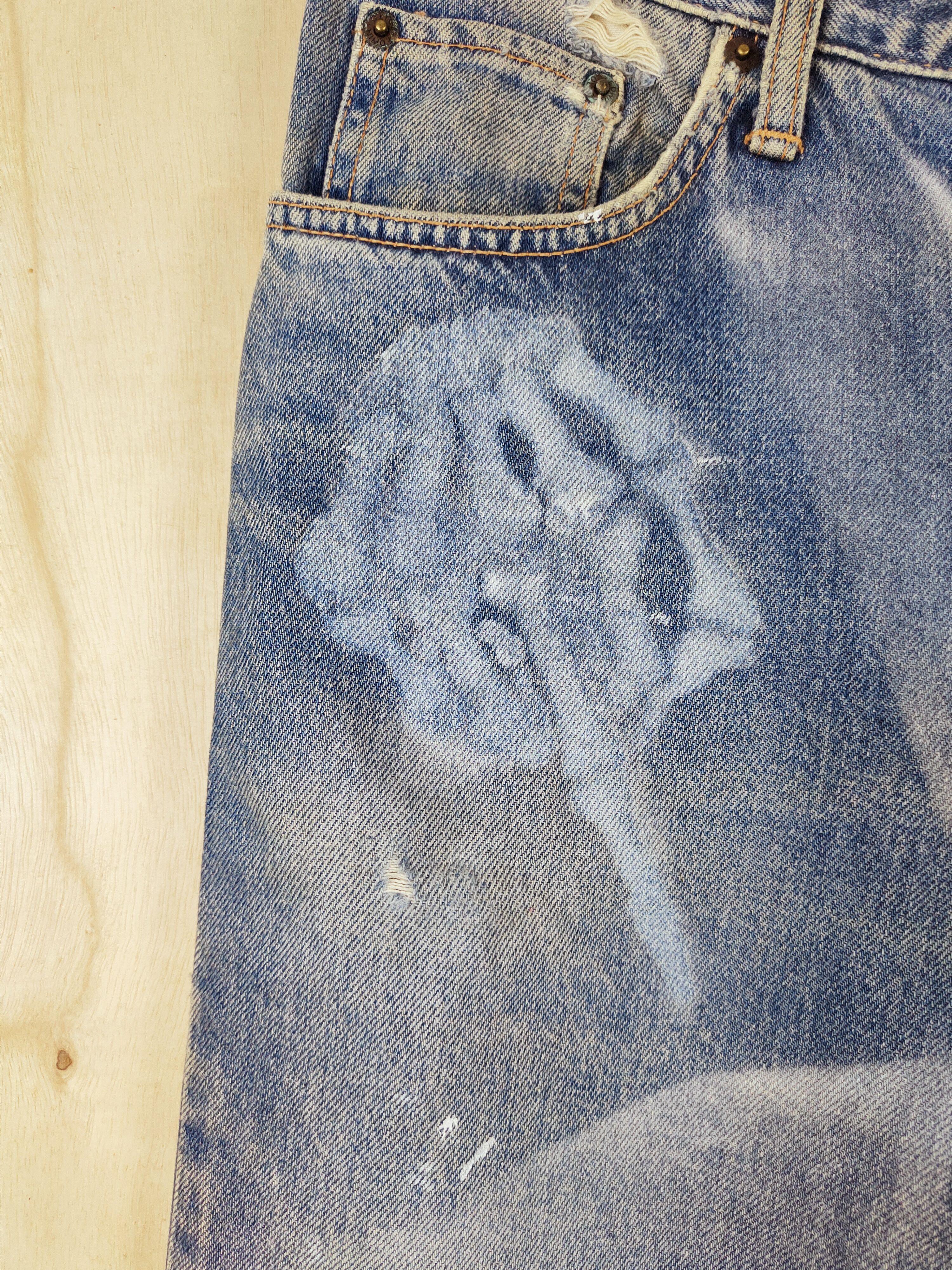 Edwin Blue Distressed Multi Pocket Denim #S134