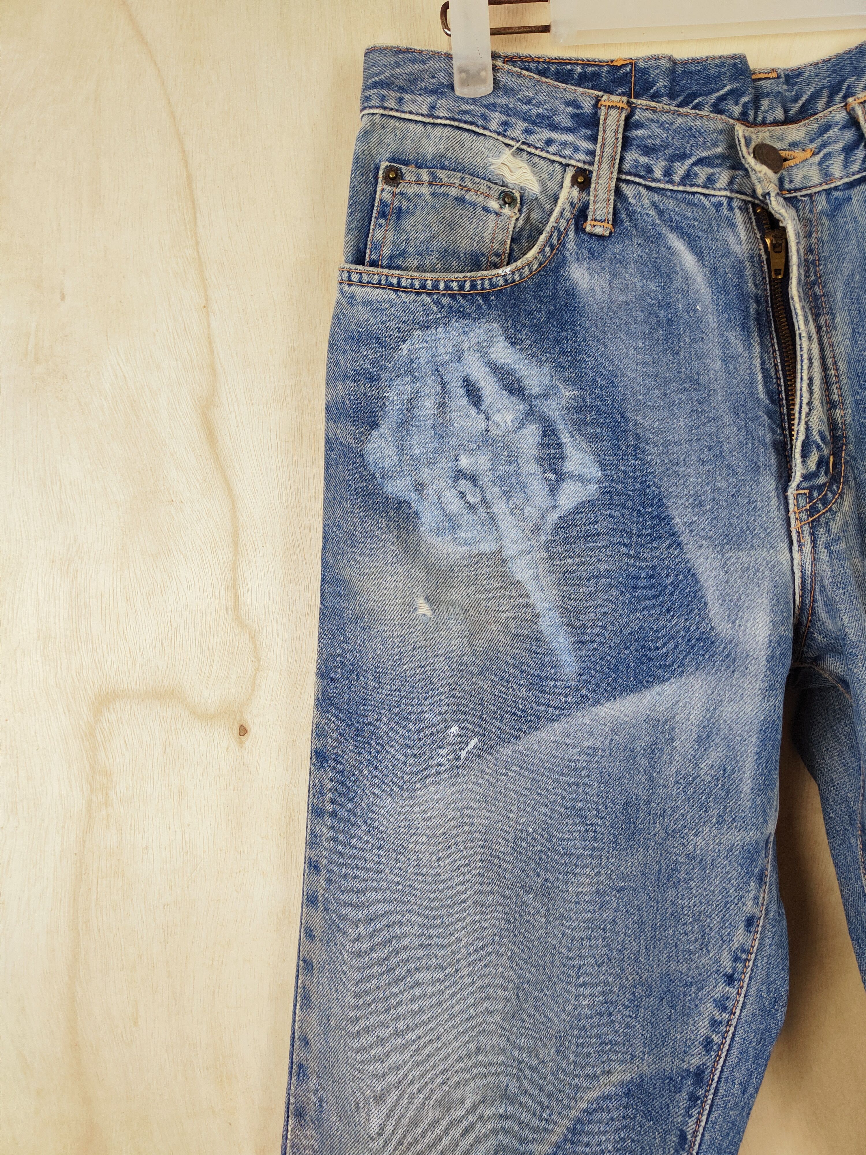 Edwin Blue Distressed Multi Pocket Denim #S134