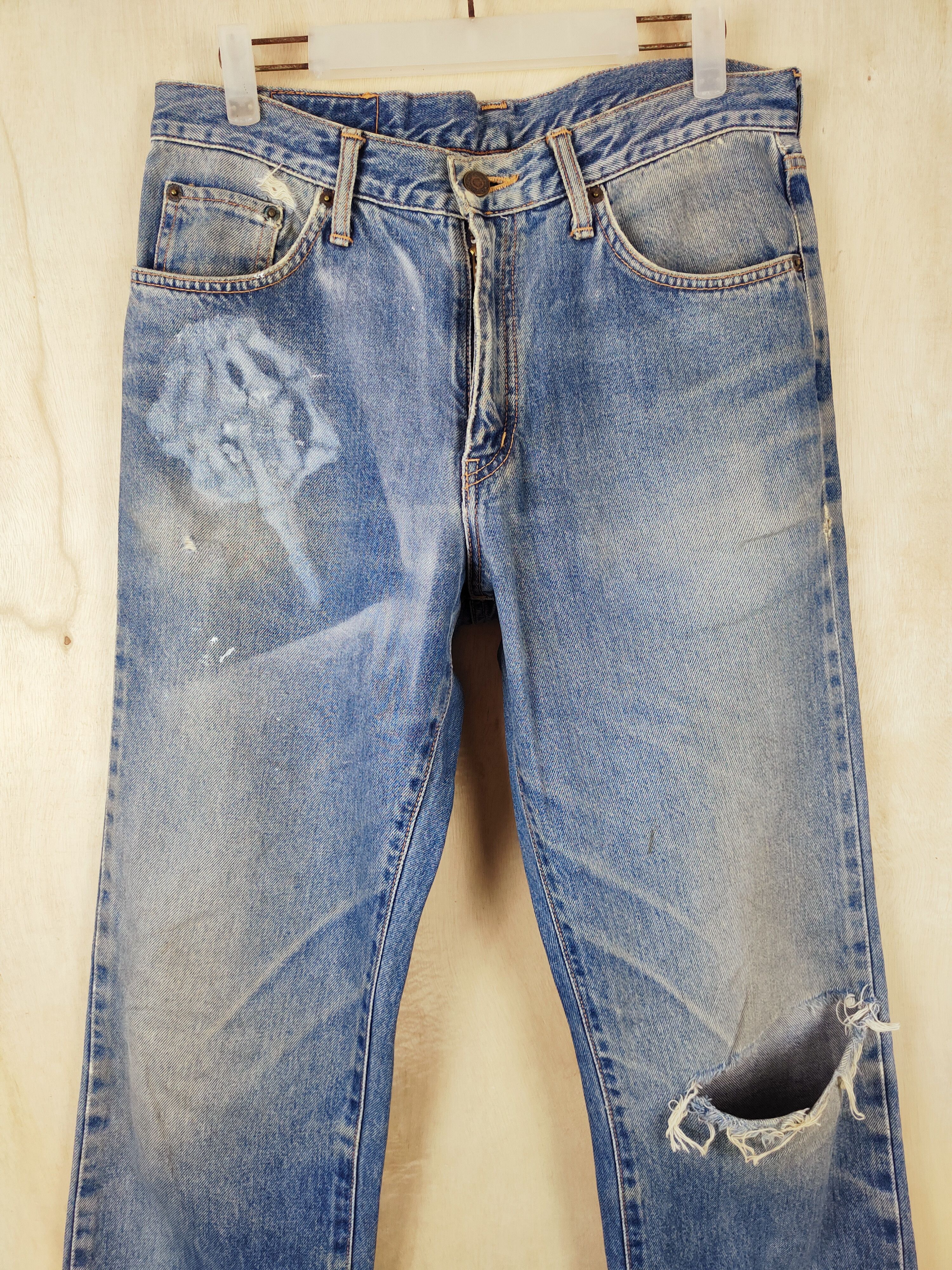 Edwin Blue Distressed Multi Pocket Denim #S134
