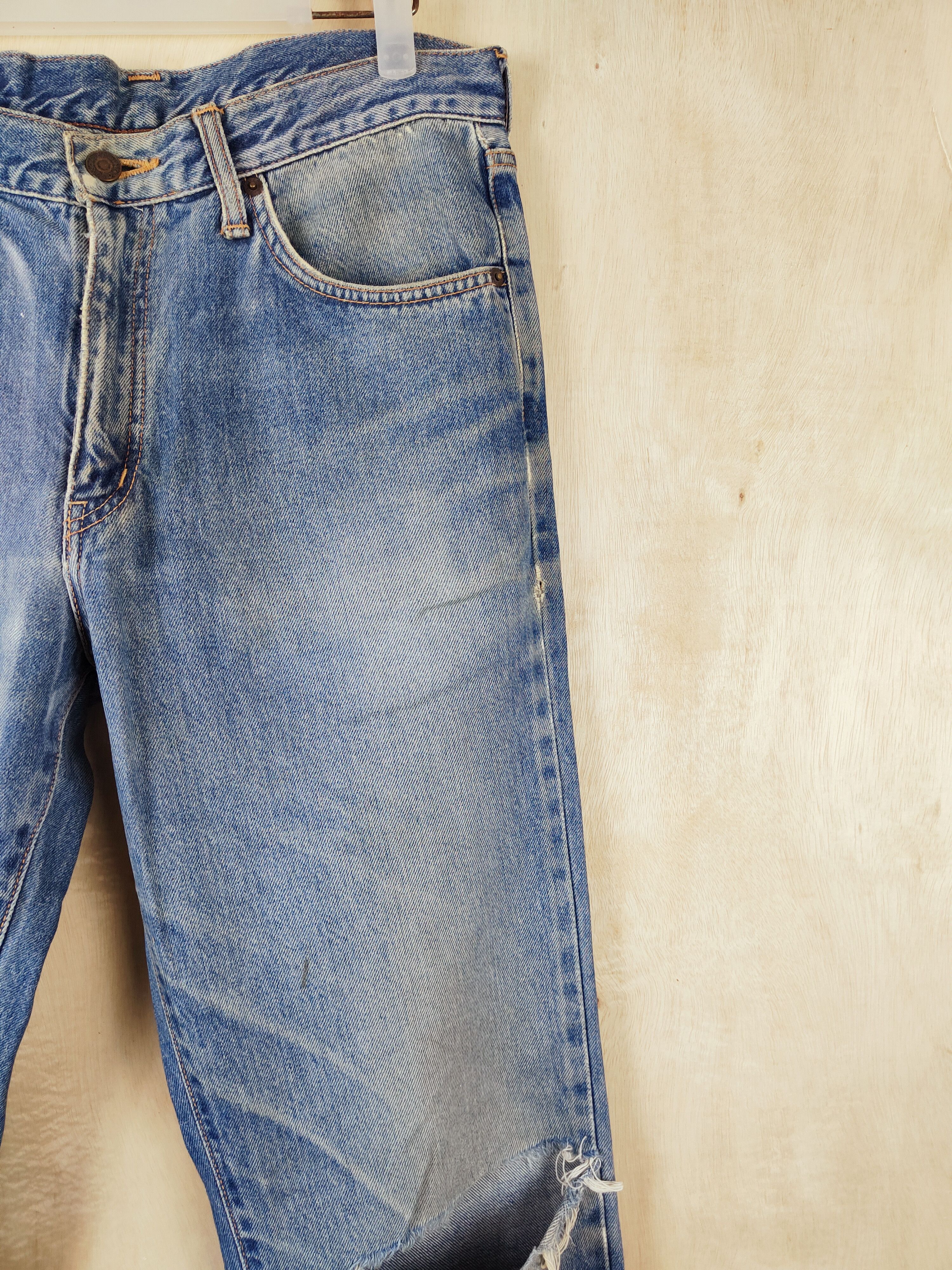 Edwin Blue Distressed Multi Pocket Denim #S134
