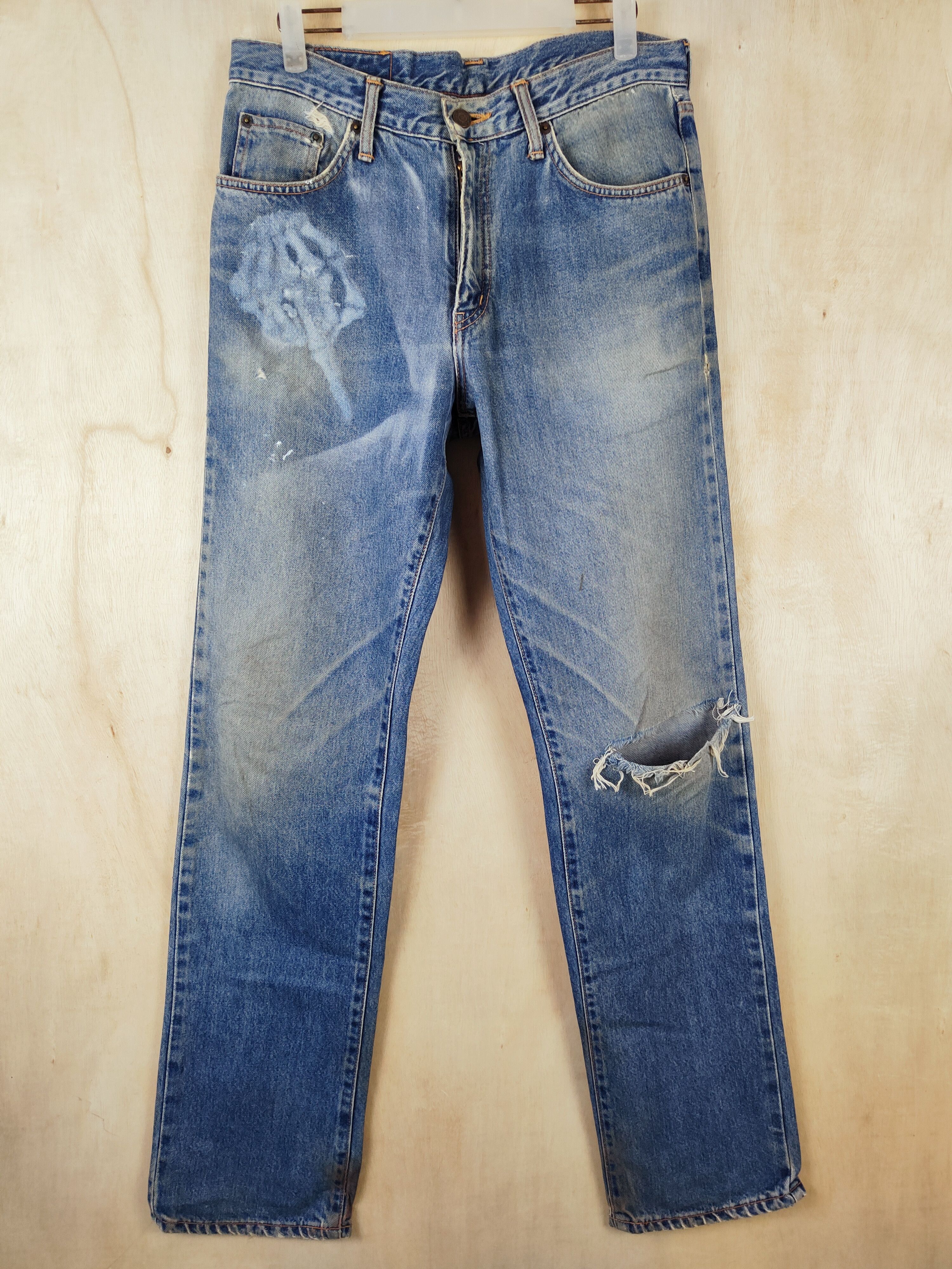 Edwin Blue Distressed Multi Pocket Denim #S134