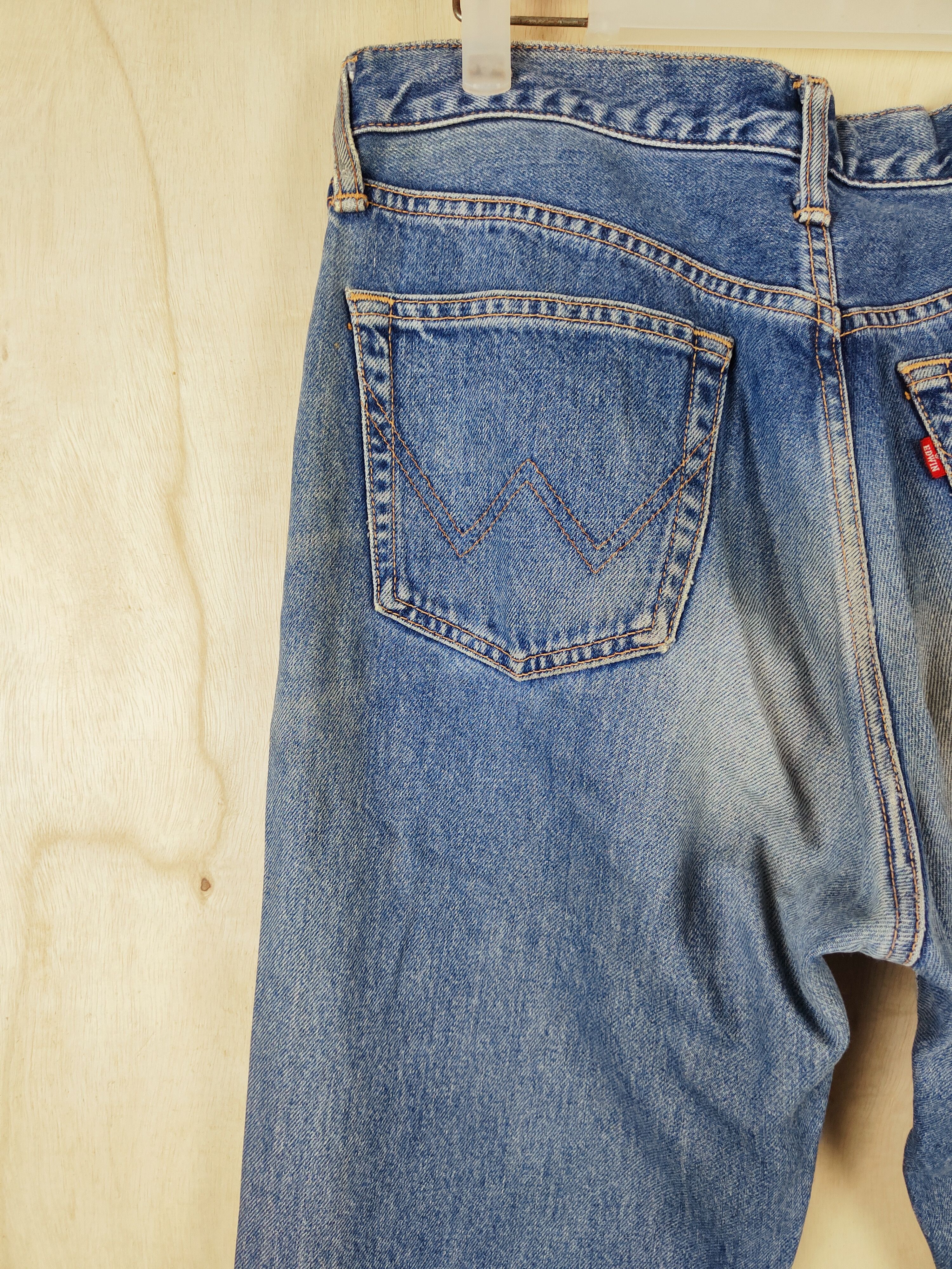 Edwin Blue Distressed Multi Pocket Denim #S134