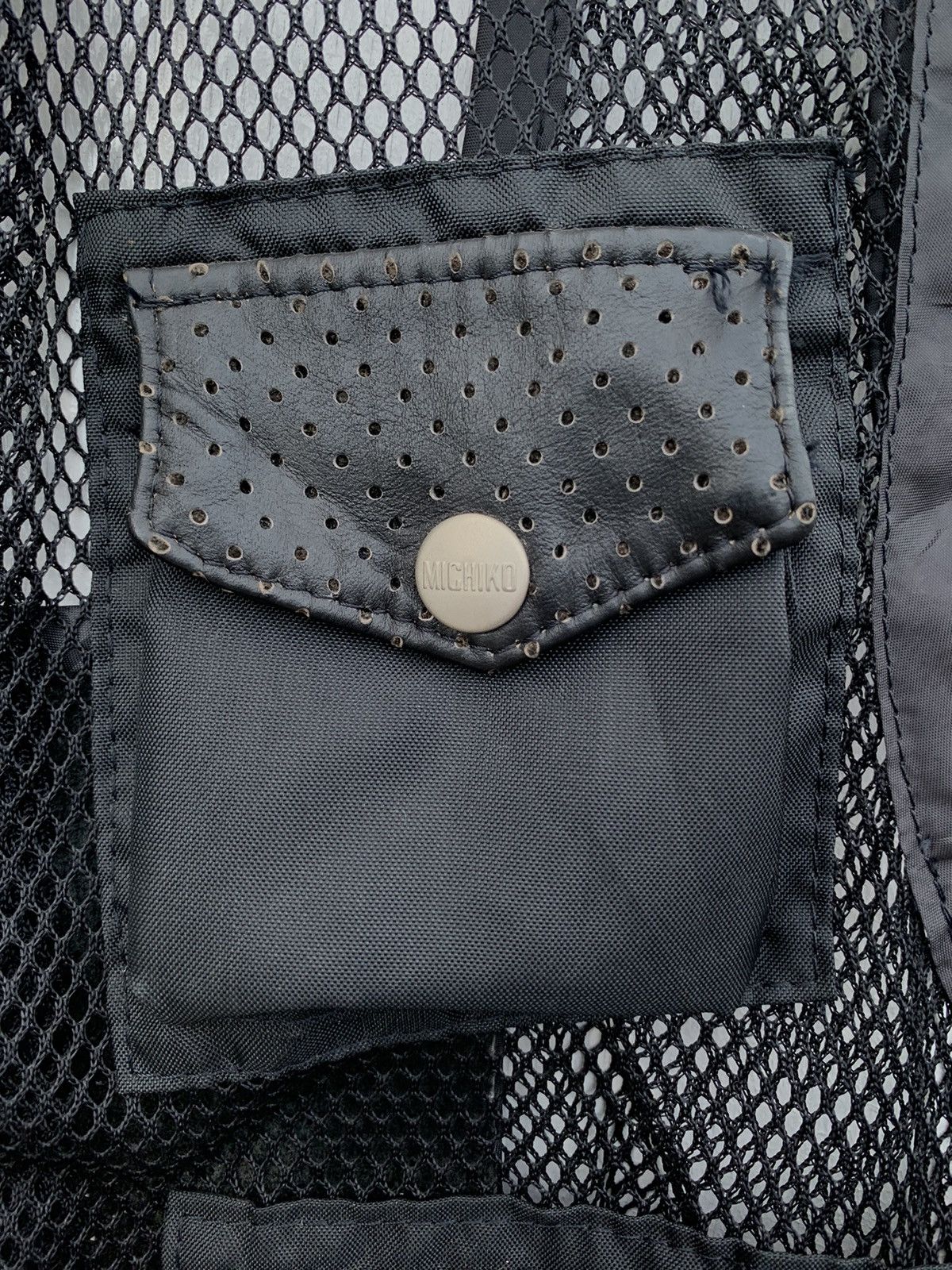 Vintage Michiko London Half Leather Vest