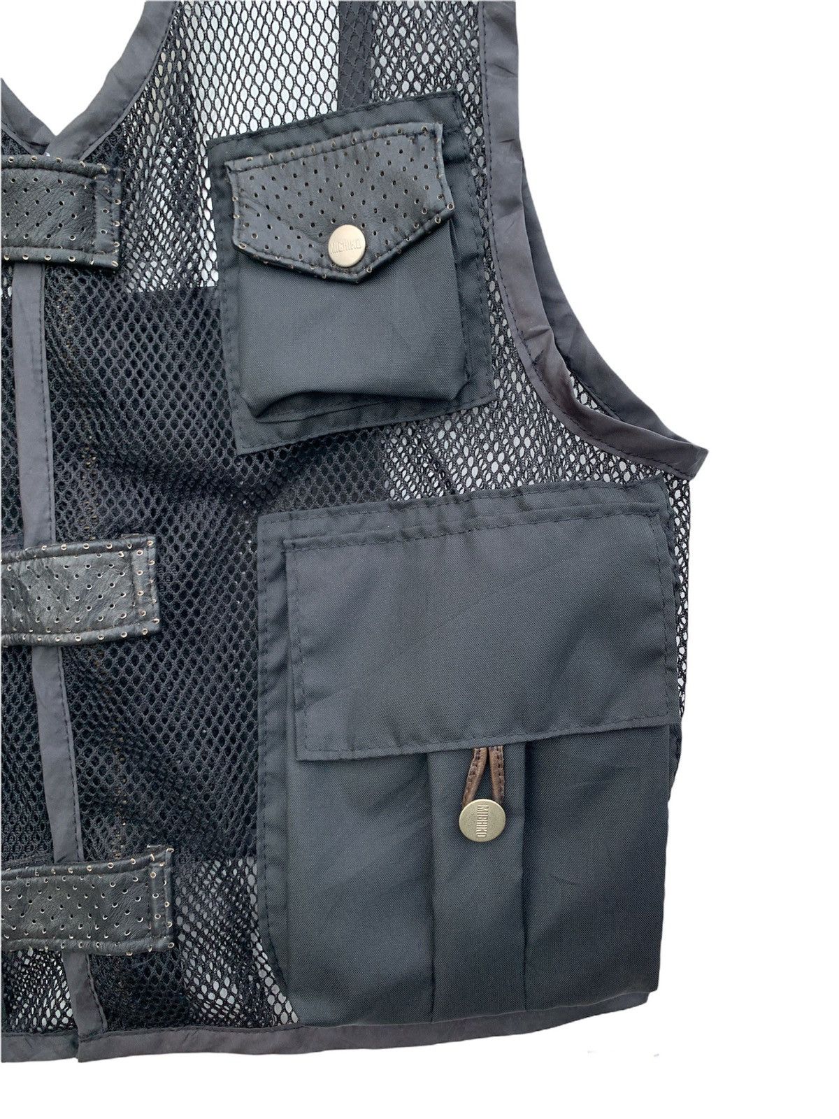 Vintage Michiko London Half Leather Vest